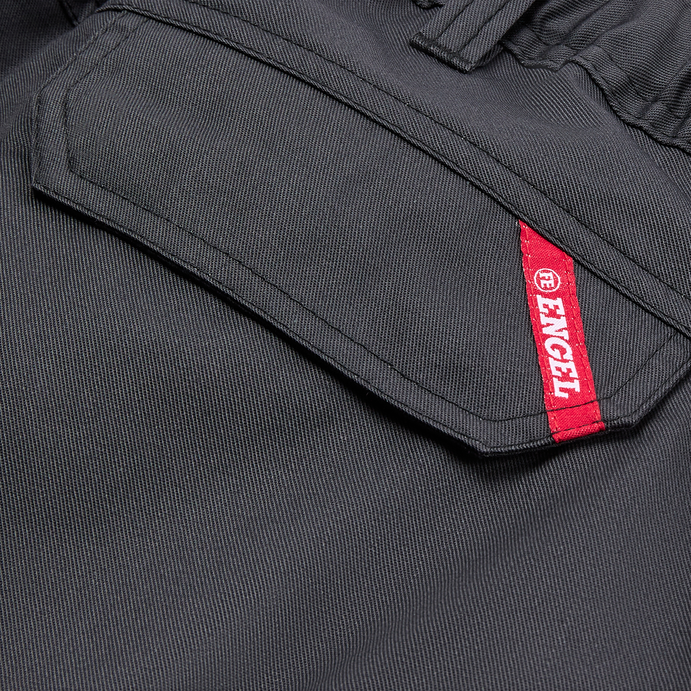 Engel Venture arbetsbyxa, Antracitgr&aring;/Svart, large image number 2