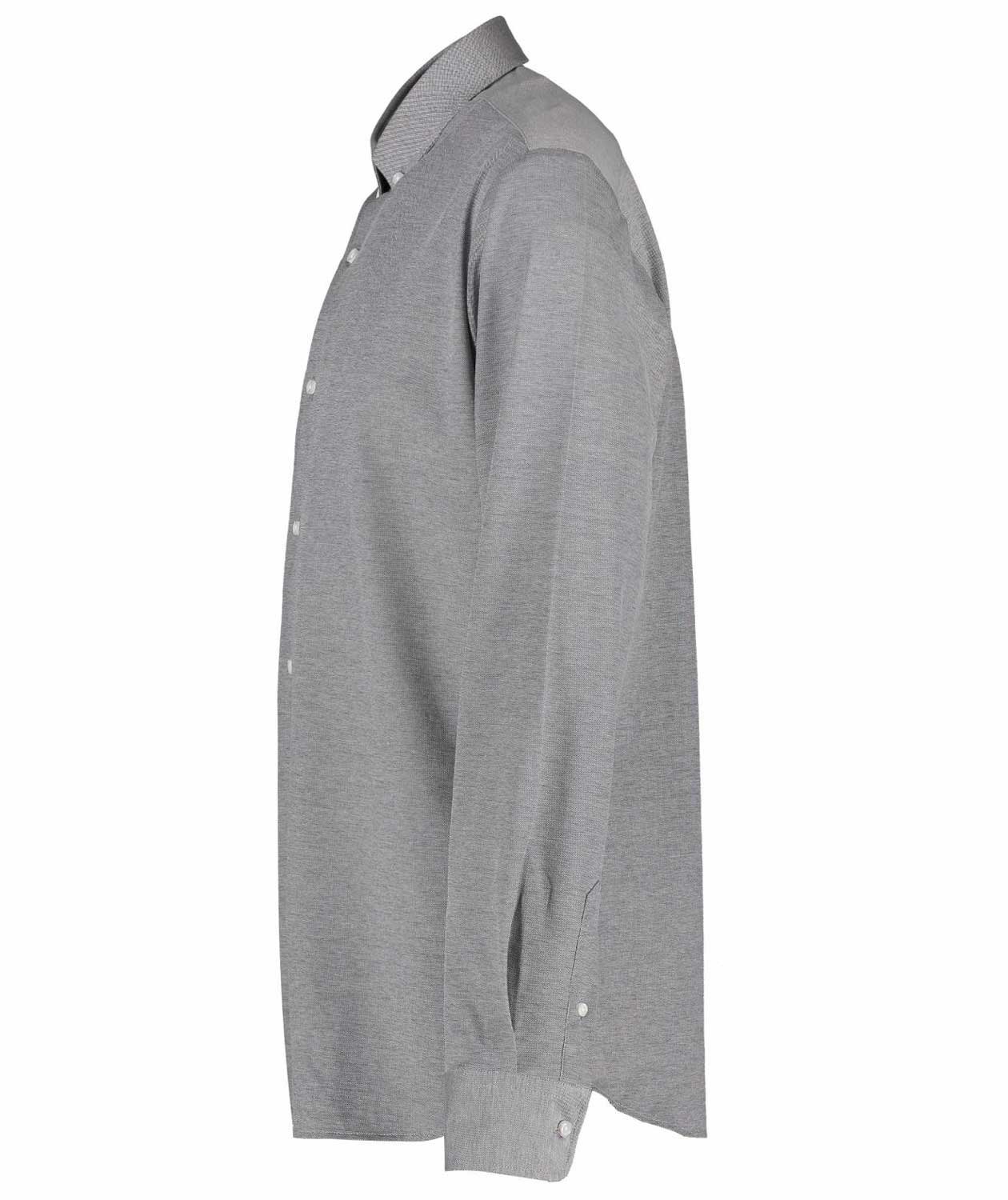 Seven Seas Modern fit jerseyskjorte, Gr&aring;, large image number 2