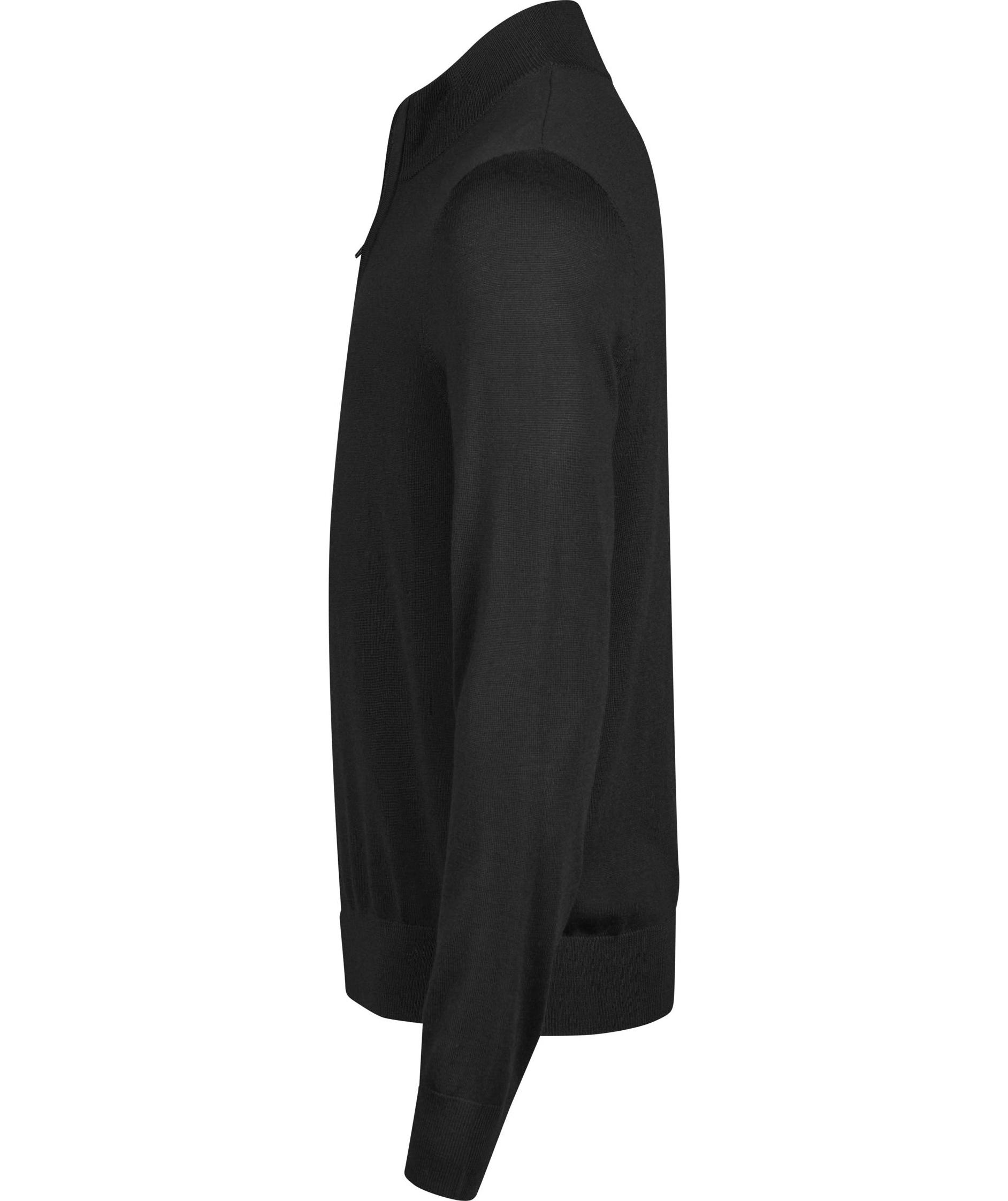 Tee Jays Strick Cardigan mit Merinowolle, Schwarz, large image number 4