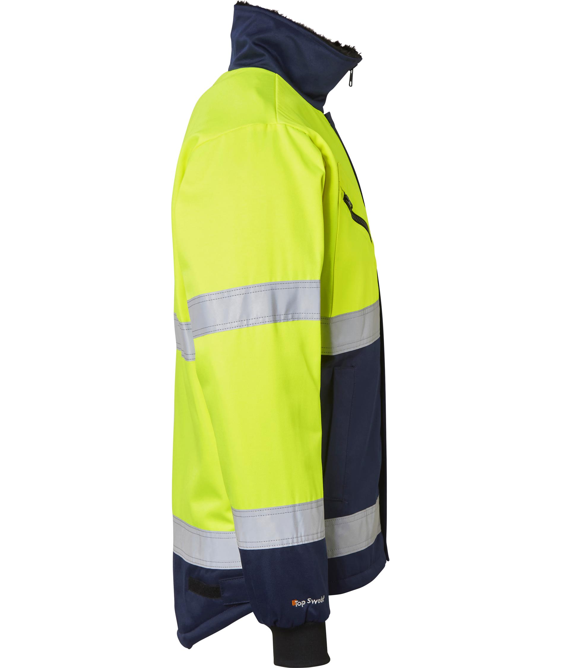 Top Swede Winterjacke 5616, Hi-Vis Gelb/Navy, large image number 2