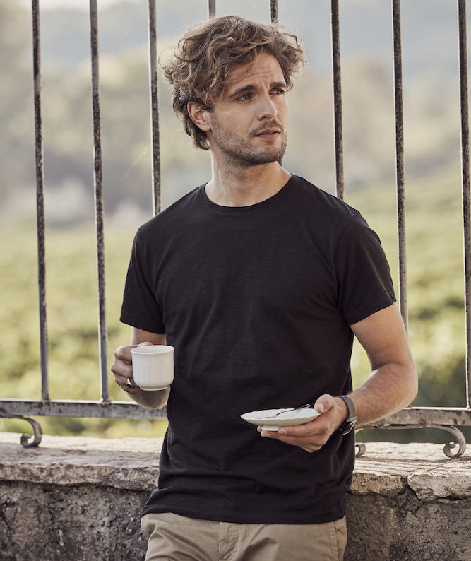 Clique Slub T-shirt, Black, large image number 3