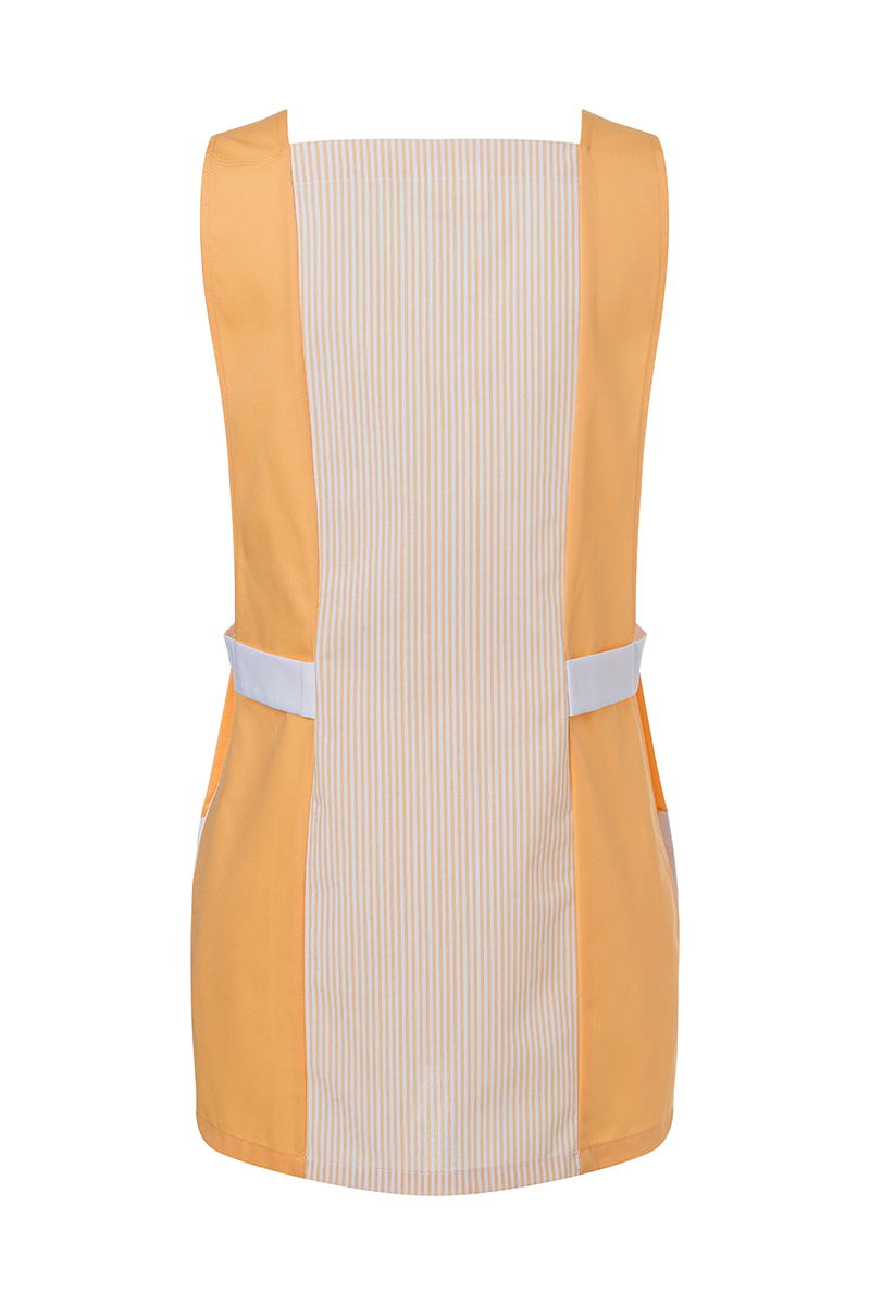 Karlowsky Nala women's sandwich apron, Ochre/white