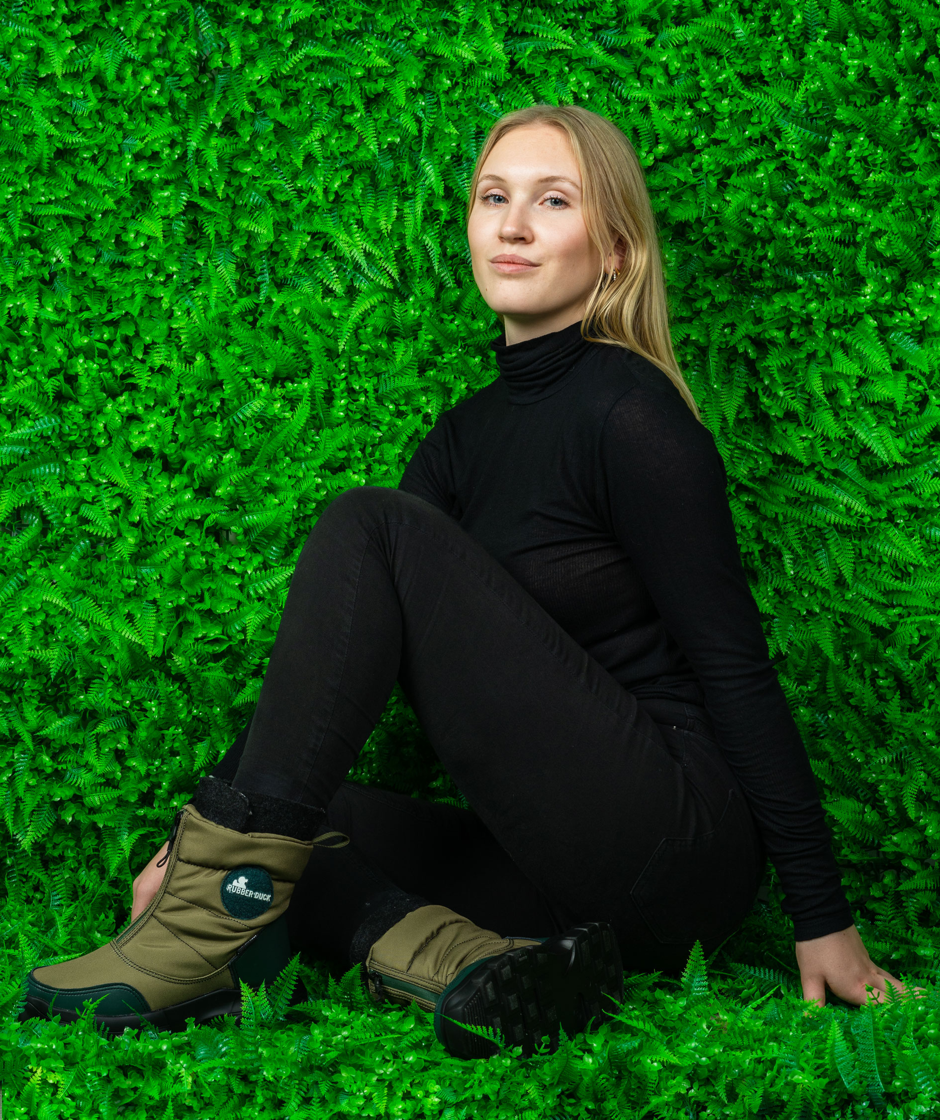 Rubber Duck Aspen vinterst&ouml;vlar dam, Olive/Dark Green, large image number 1