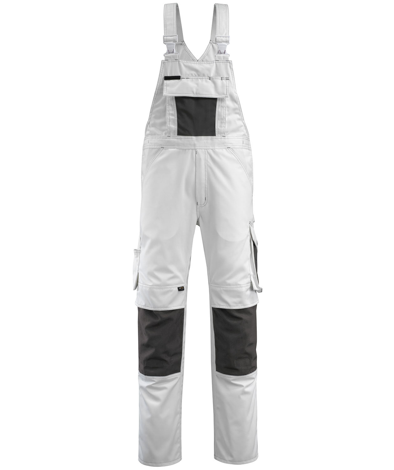 Mascot Unique Augsburg arbeidsselebukse, Hvit/M&oslash;rk&nbsp;Antrasittgr&aring;, Hvit/M&oslash;rk&nbsp;Antrasittgr&aring;, swatch