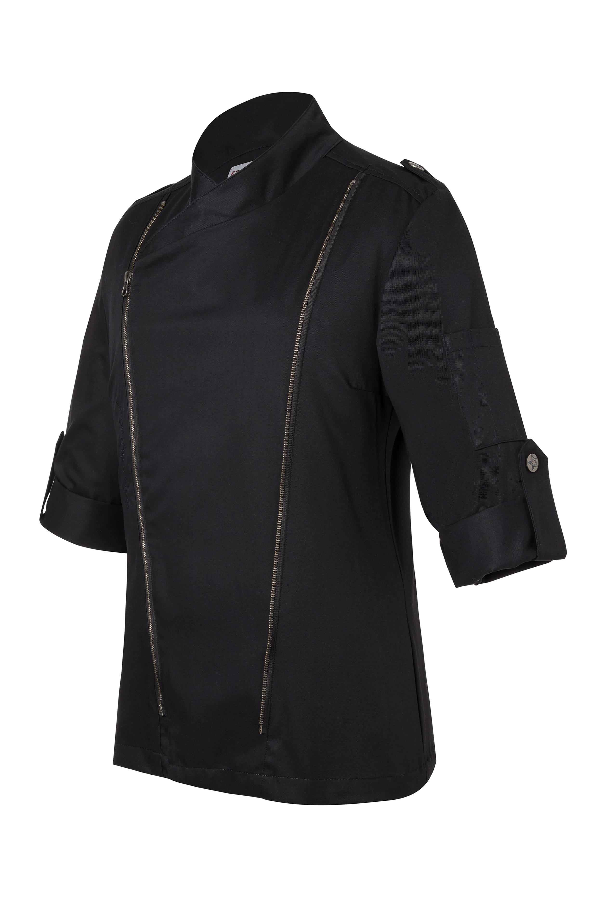 Karlowsky ROCK CHEF&reg; RCJF 12 Damen-Kochjacke, Black, large image number 5
