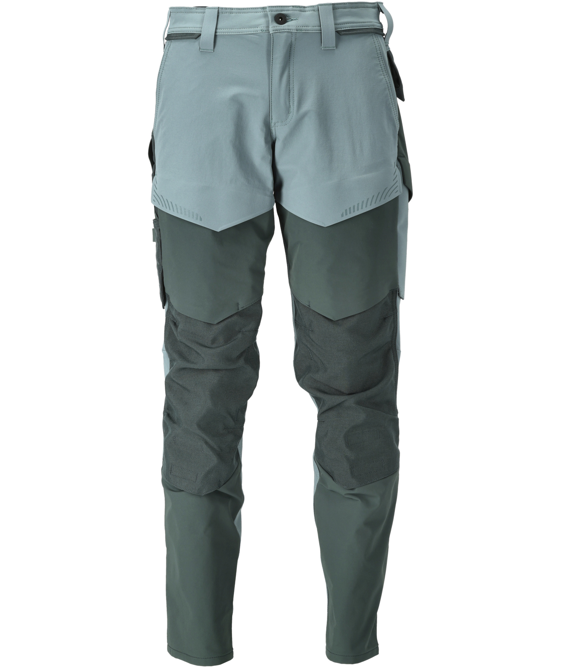 Mascot Customized arbejdsbukser full stretch, Lys skovgr&oslash;n/Skovgr&oslash;n, Lys skovgr&oslash;n/Skovgr&oslash;n, swatch