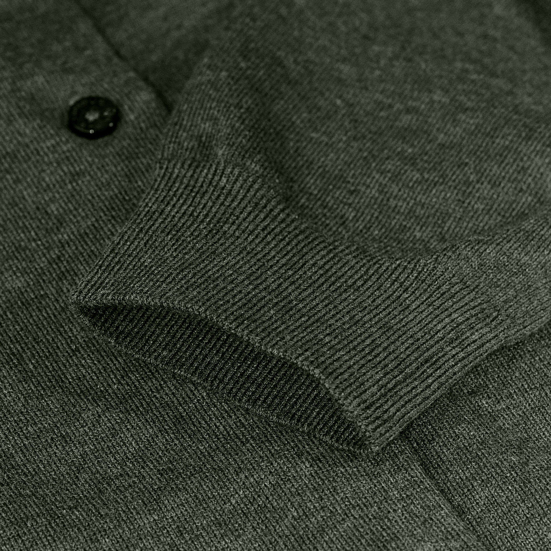 Nimbus Brighton dame strik cardigan, Olive Melange, large image number 4
