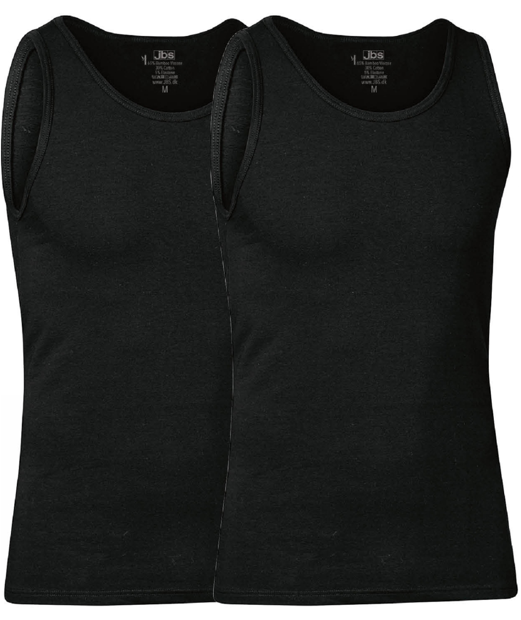 JBS 2-pak undertr&oslash;je med bambus, Sort
