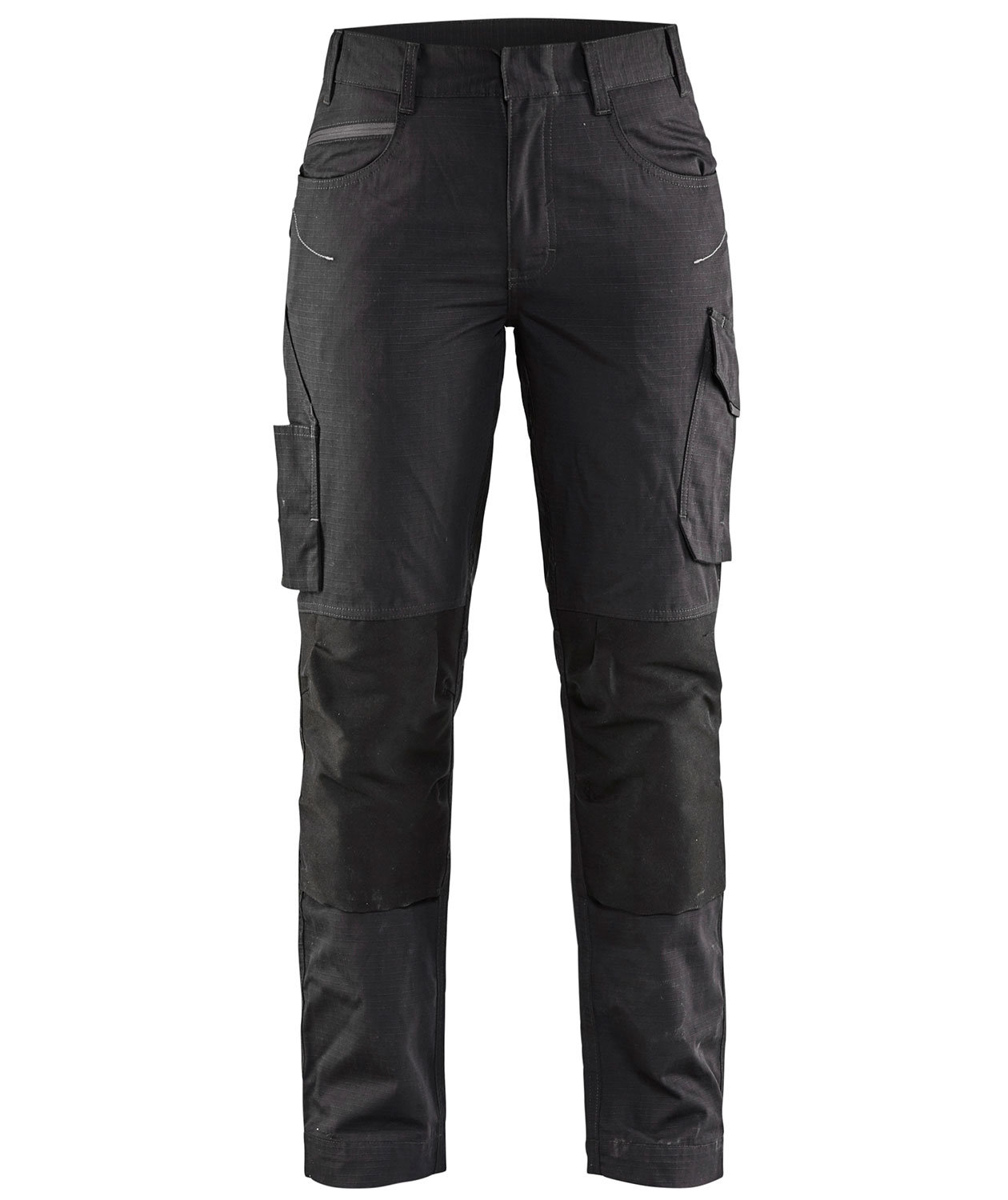 Bl&aring;kl&auml;der Unite dame arbejdsbukser, Sort/M&oslash;rkegr&aring;