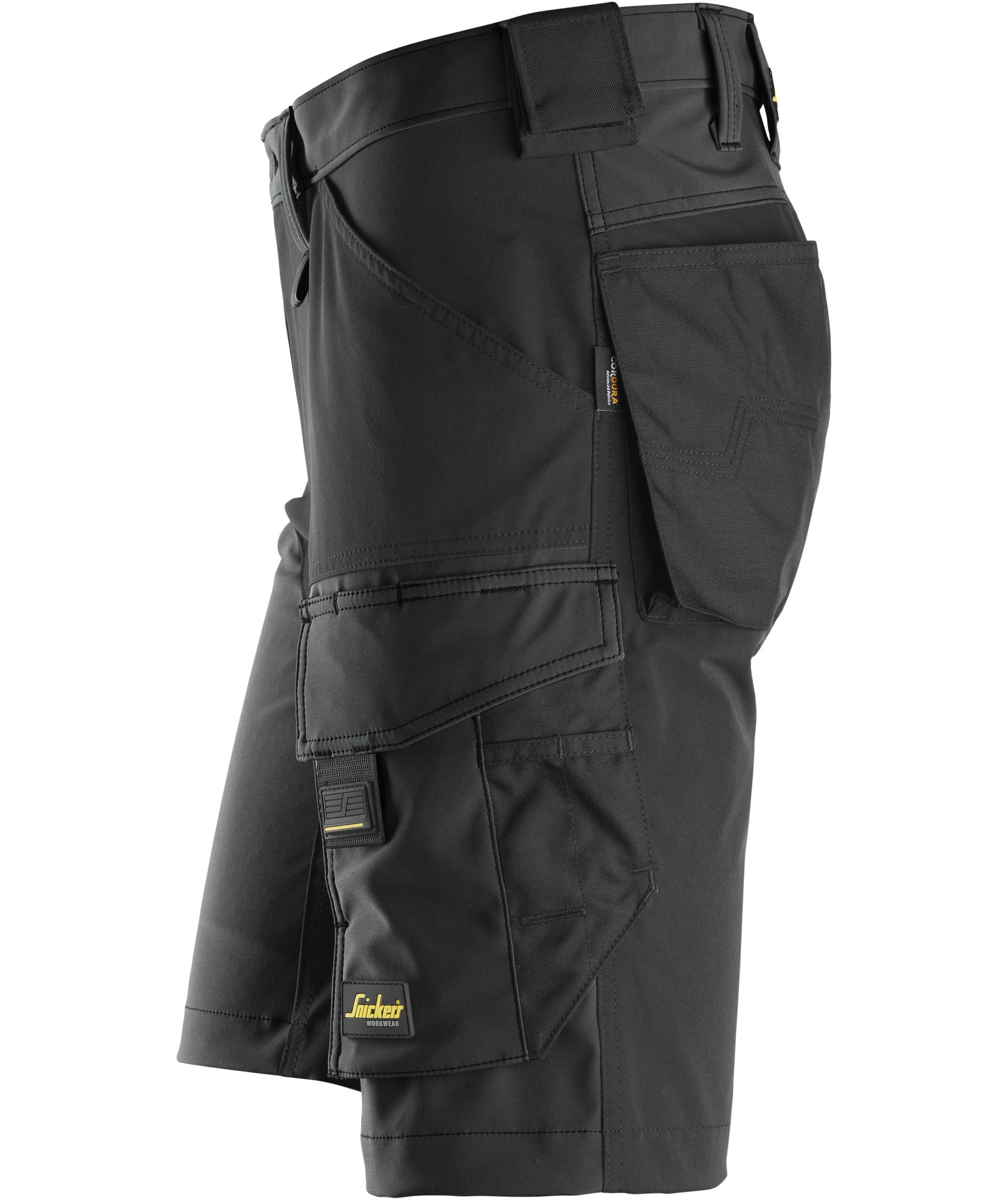 Snickers AllroundWork arbeidsshorts 6173 full, Black/Black, large image number 3