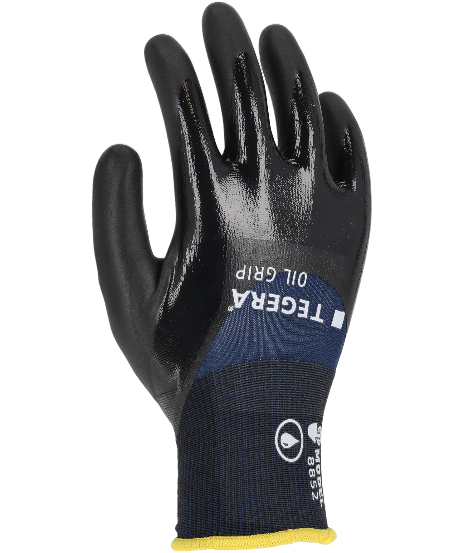 Tegera 8852 Oil grip work gloves, Black/Blue, large image number 2