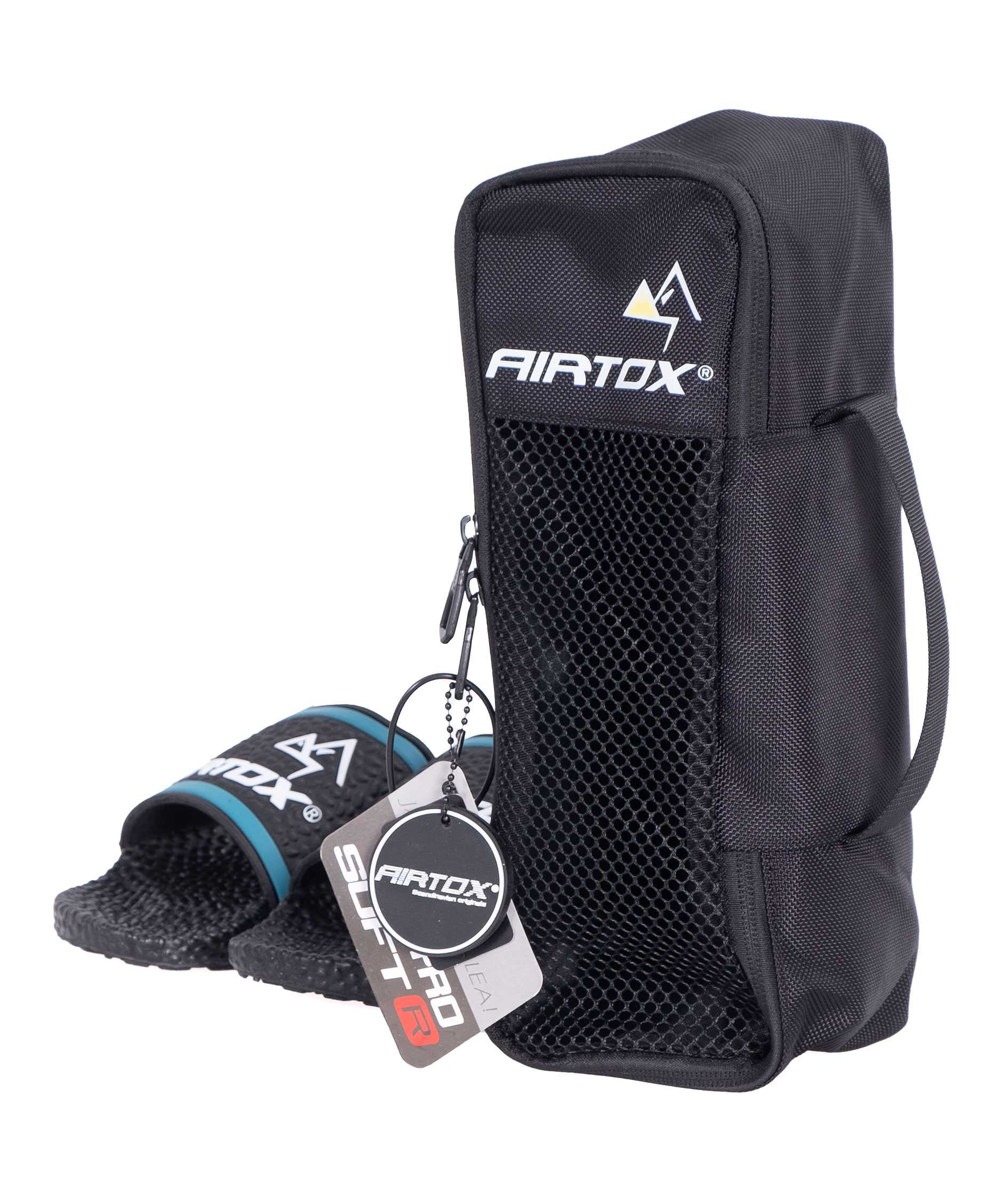 Airtox Flip Flop badesandaler, Sort, large image number 1