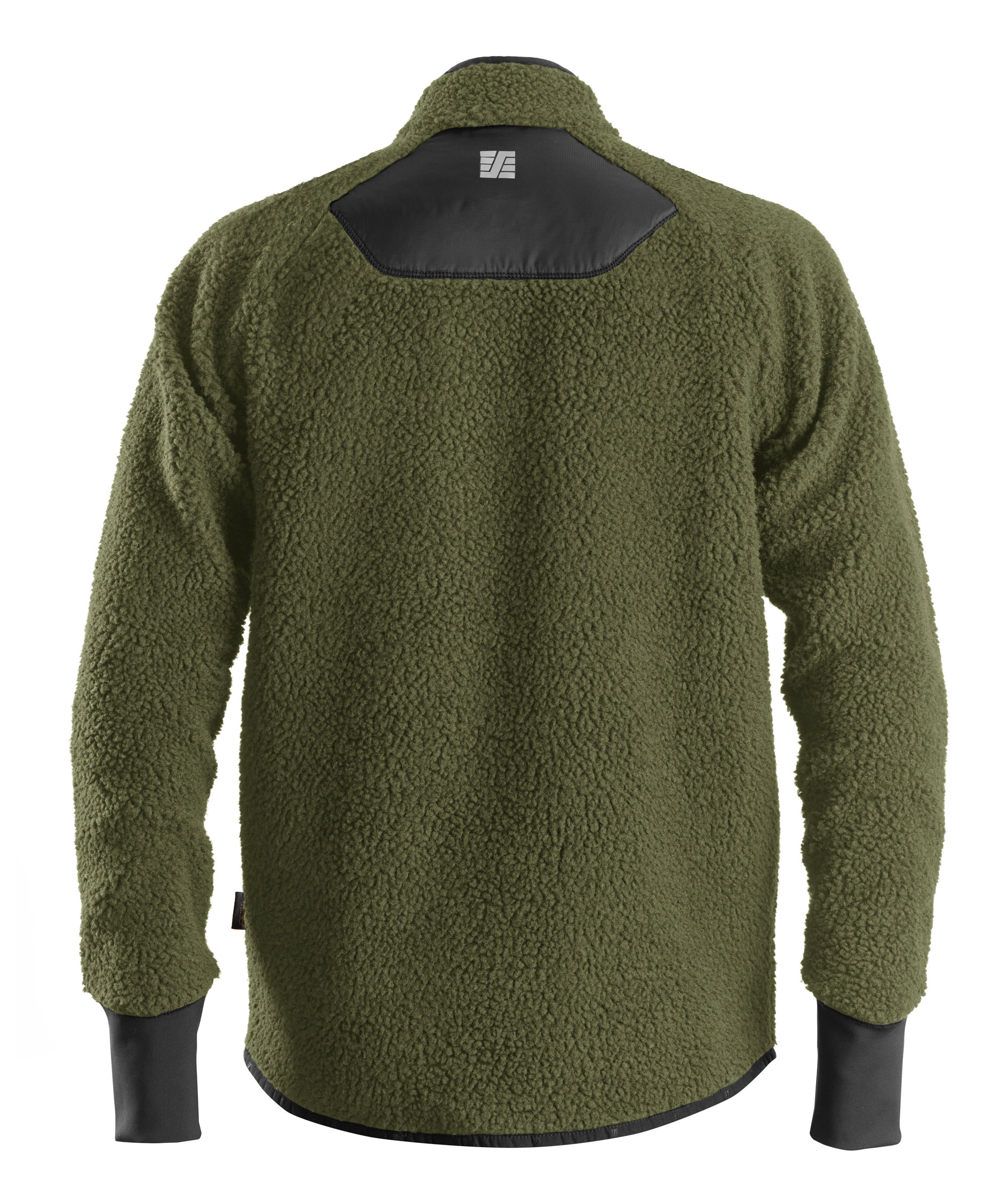 Snickers AllroundWork p&auml;lsfiberjacka 8021, Khaki gr&ouml;n/svart