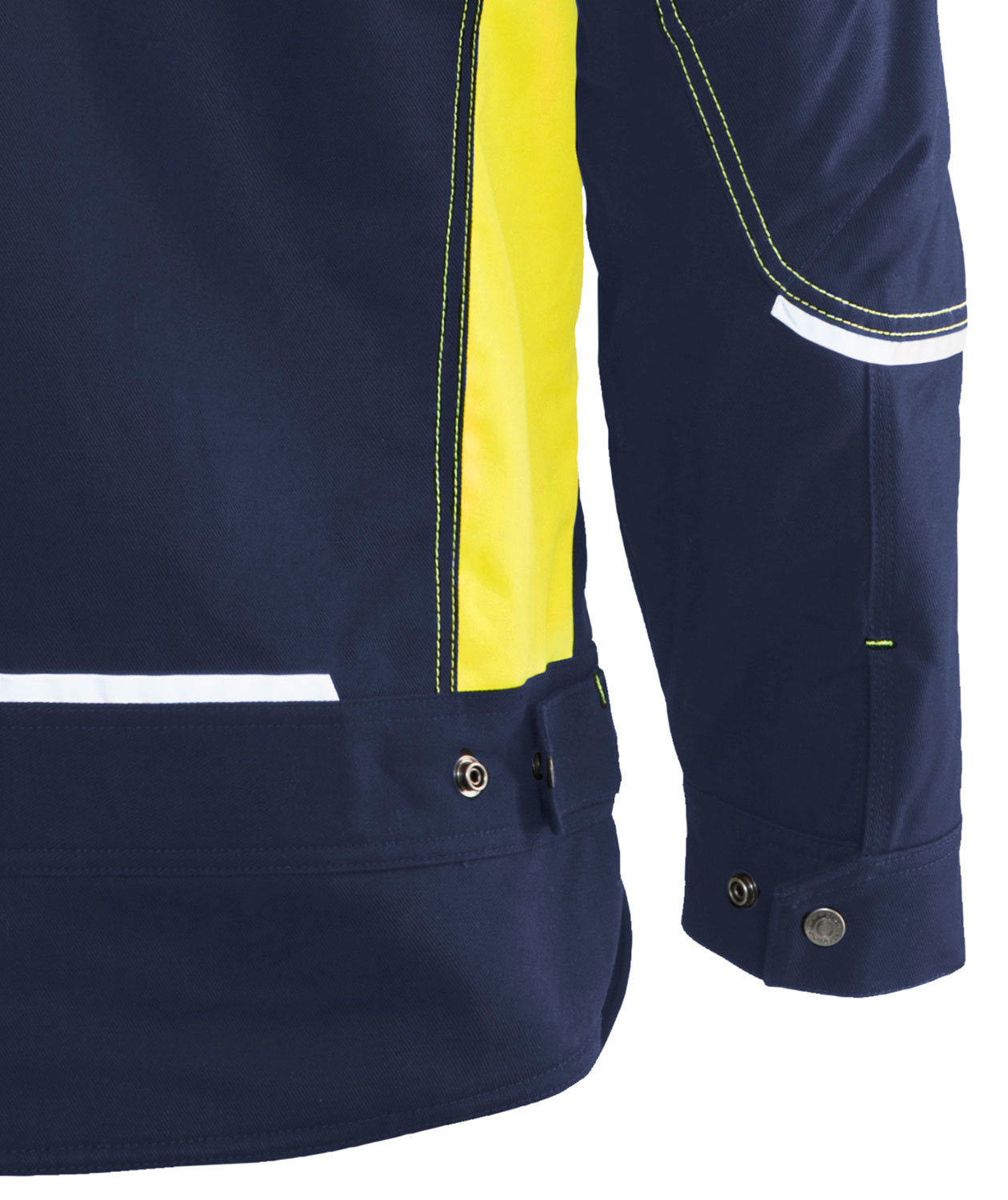 Bl&aring;kl&auml;der winter work jacket, Marine Blue/Yellow, large image number 3