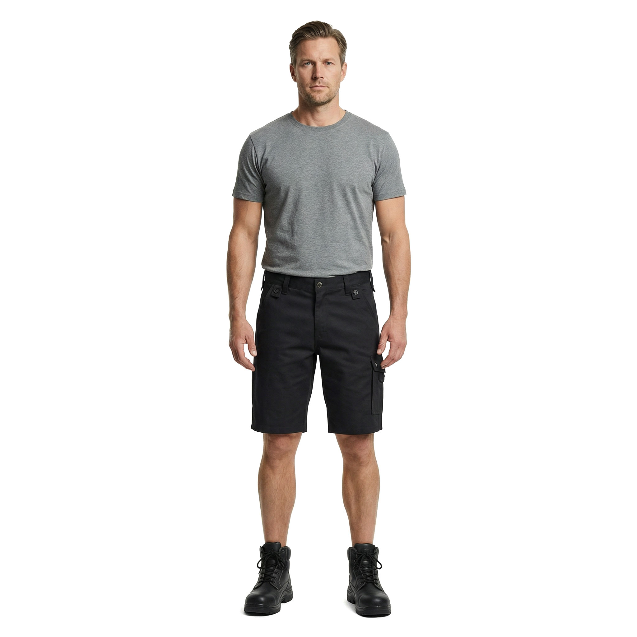 Westborn Core arbejdsshorts, Black, large image number 2