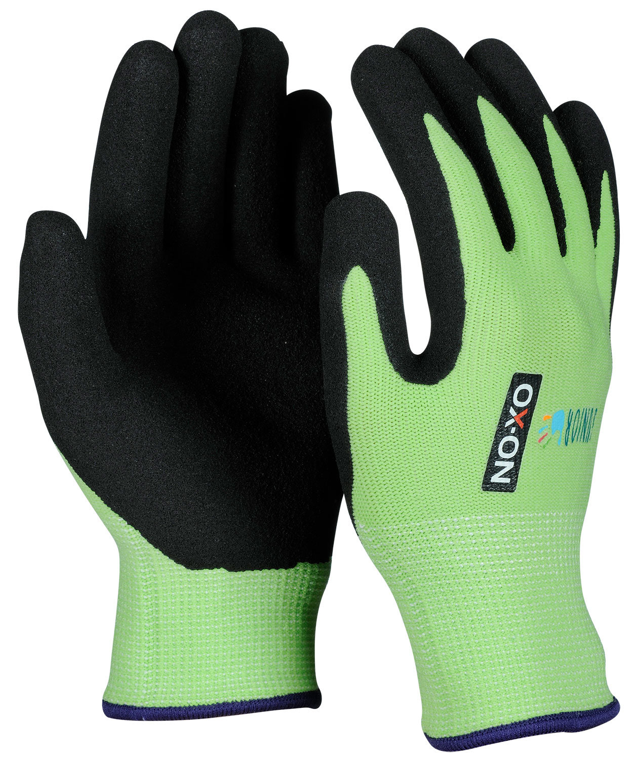 OX-ON Junior flex arbetshandskar, Gr&ouml;n