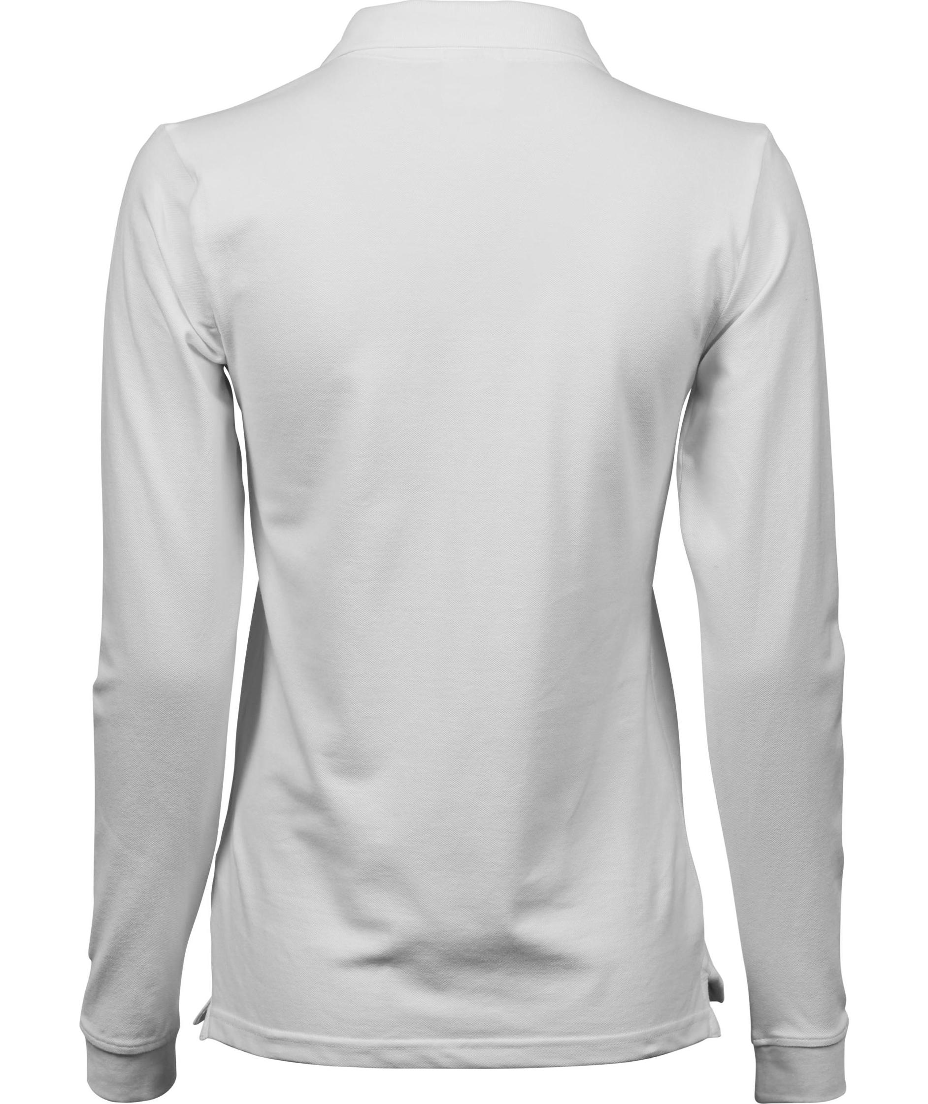 Tee Jays Luxury l&aring;ng&auml;rmad pik&eacute;tr&ouml;ja dam, Vit