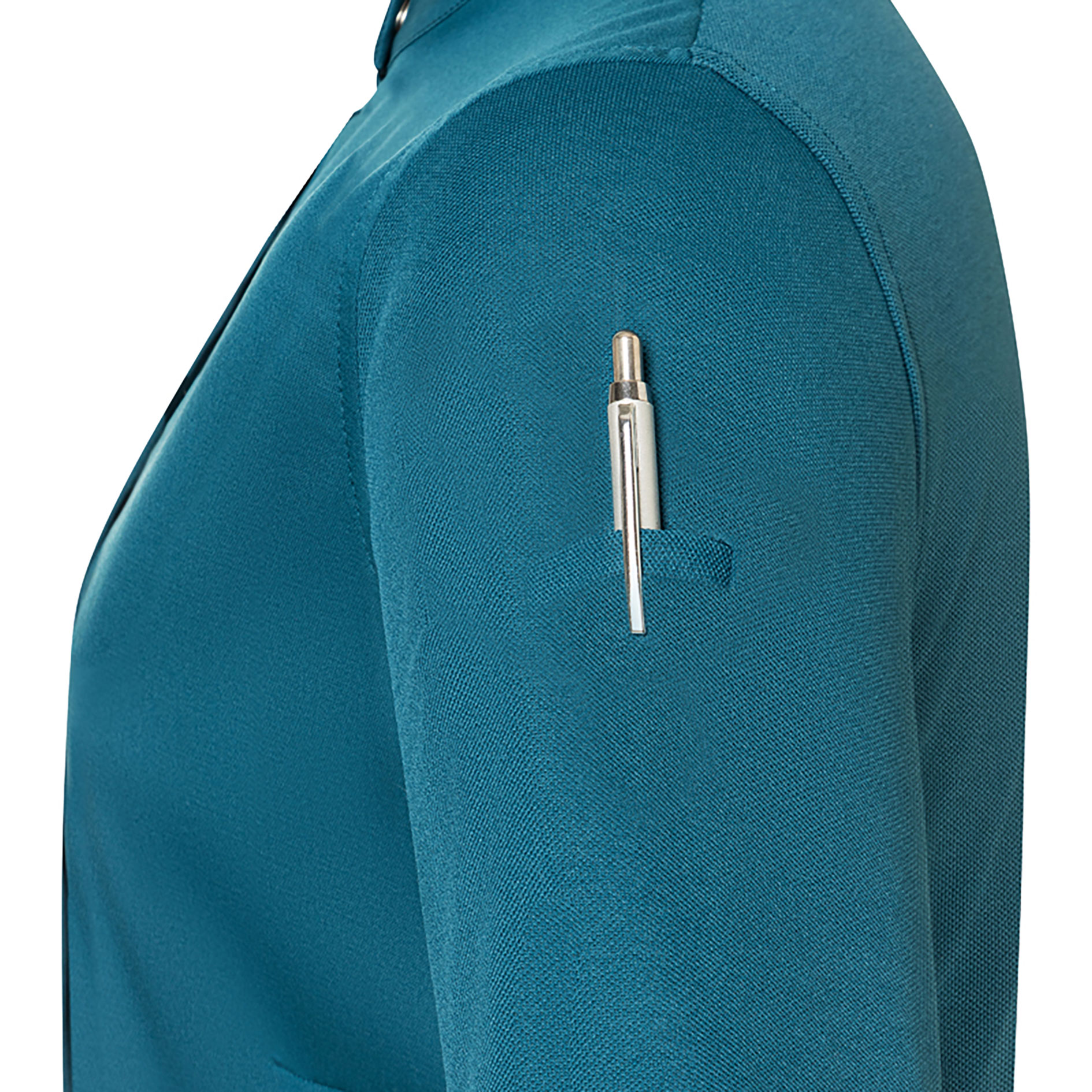 Karlowsky DIAMOND CUT&reg; Avantgarde kort&aelig;rmet dame kokkejakke, Dark Petrol, large image number 6