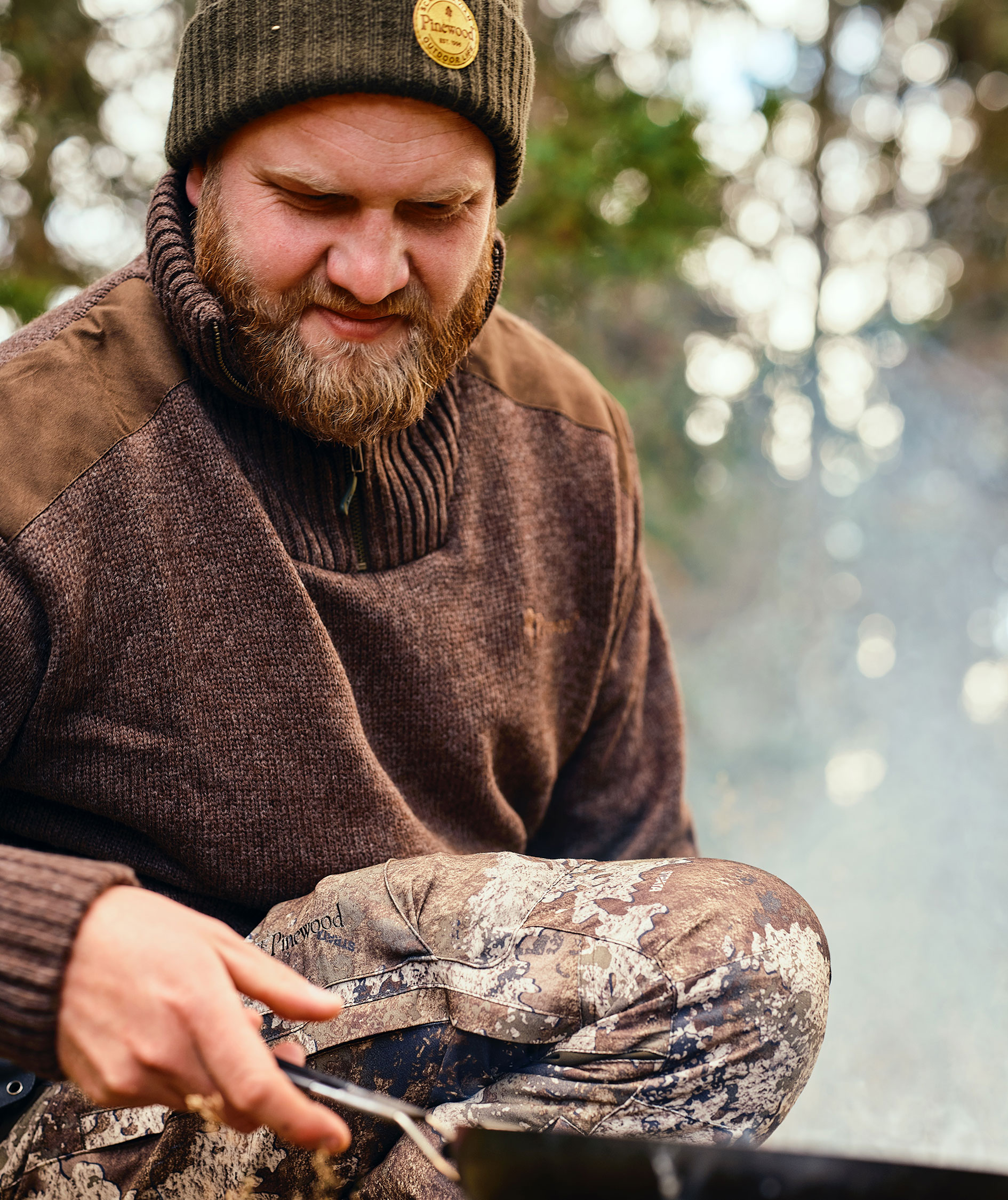 Pinewood Hurricane striktr&oslash;je med membran, Brun, large image number 4