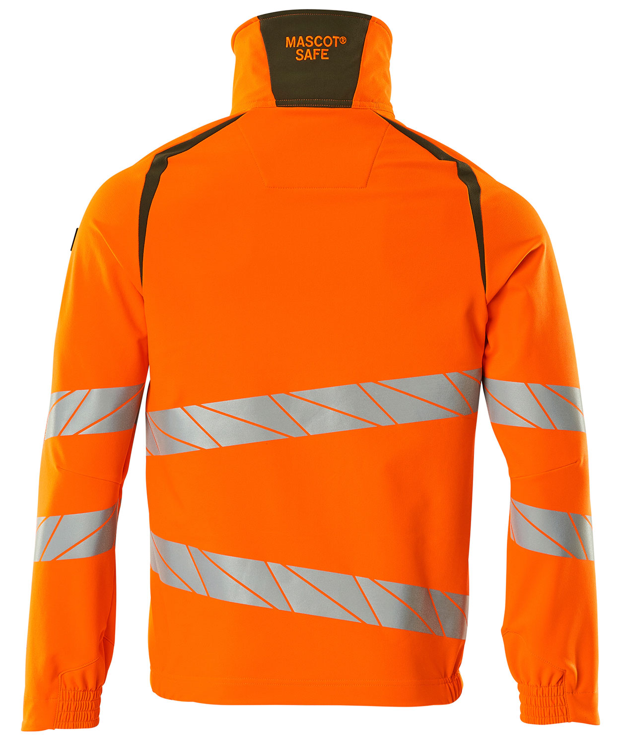 Mascot Accelerate Safe jakke full stretch, Hi-vis Orange/Mosgr&oslash;n, large image number 1