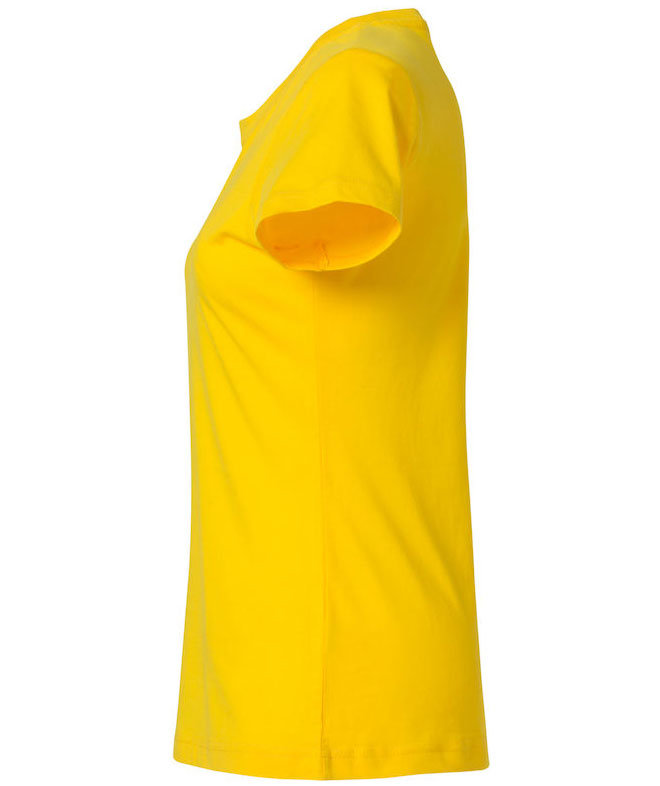 Clique Basic dame T-skjorte, Sitron, large image number 3