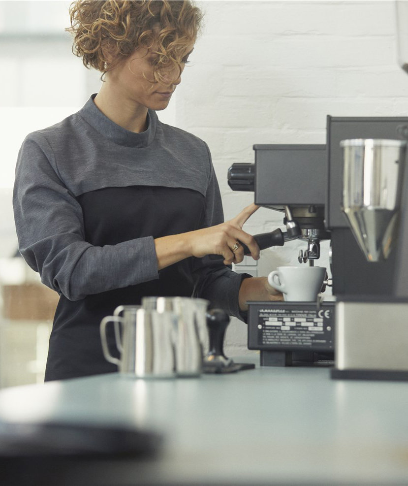 Kentaur A Collection modern fit women's popover shirt, Clay Grey, large image number 2