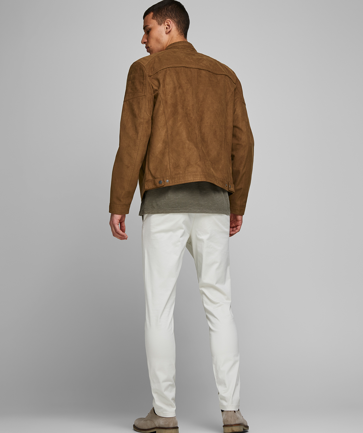 Jack & Jones JJEROCKY mockaimitation jacka, Cognac, large image number 3