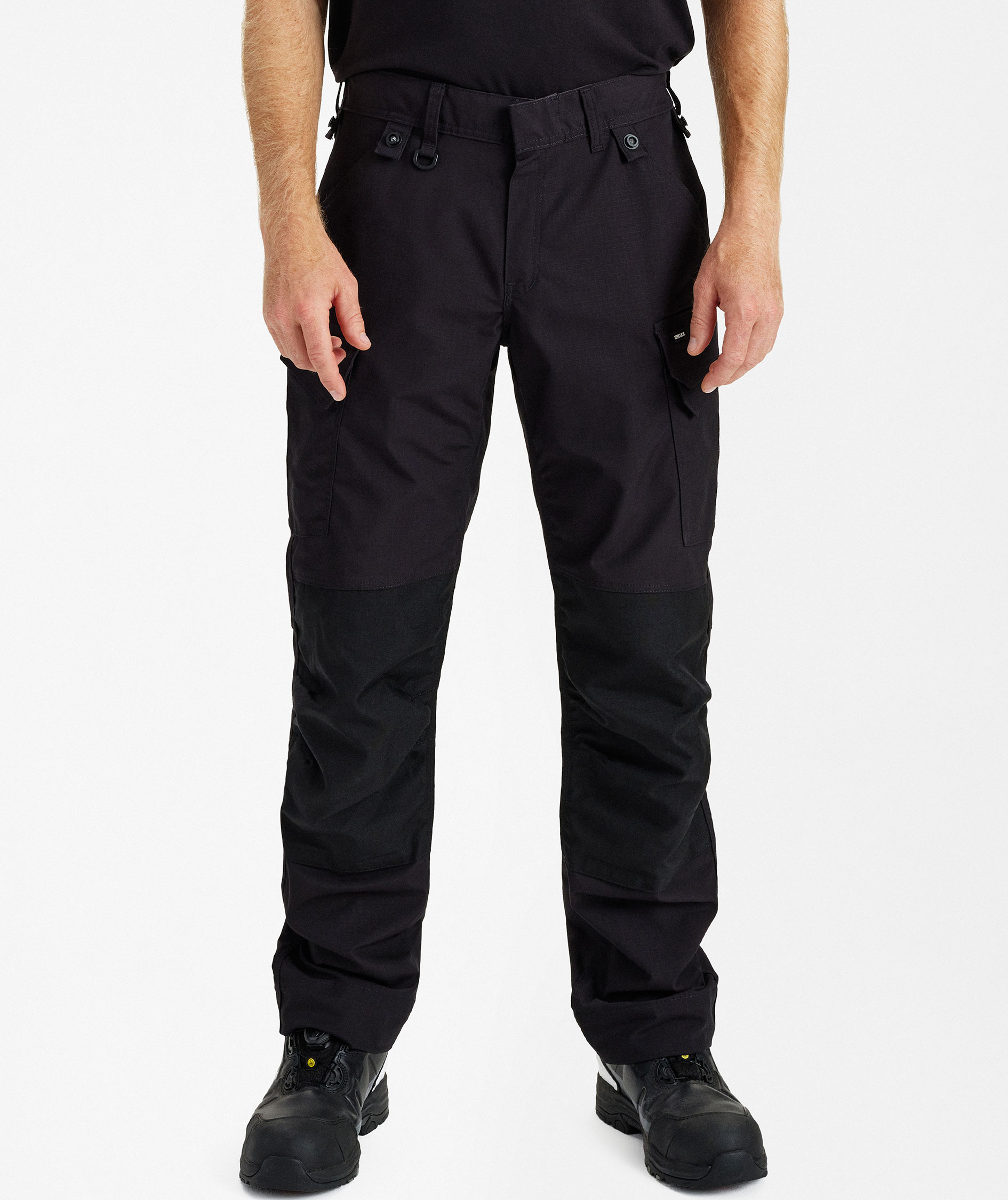 Engel Entire arbejdsbukser, Black, large image number 1