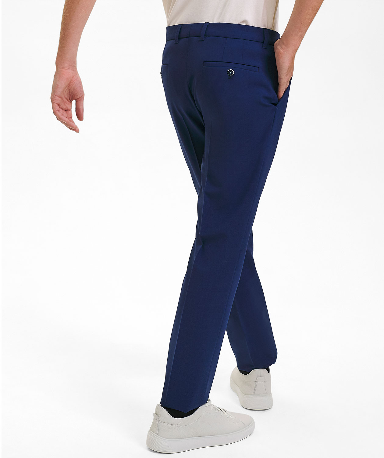 Sunwill Bistretch Modern fit bukser, Indigobl&aring;, large image number 4