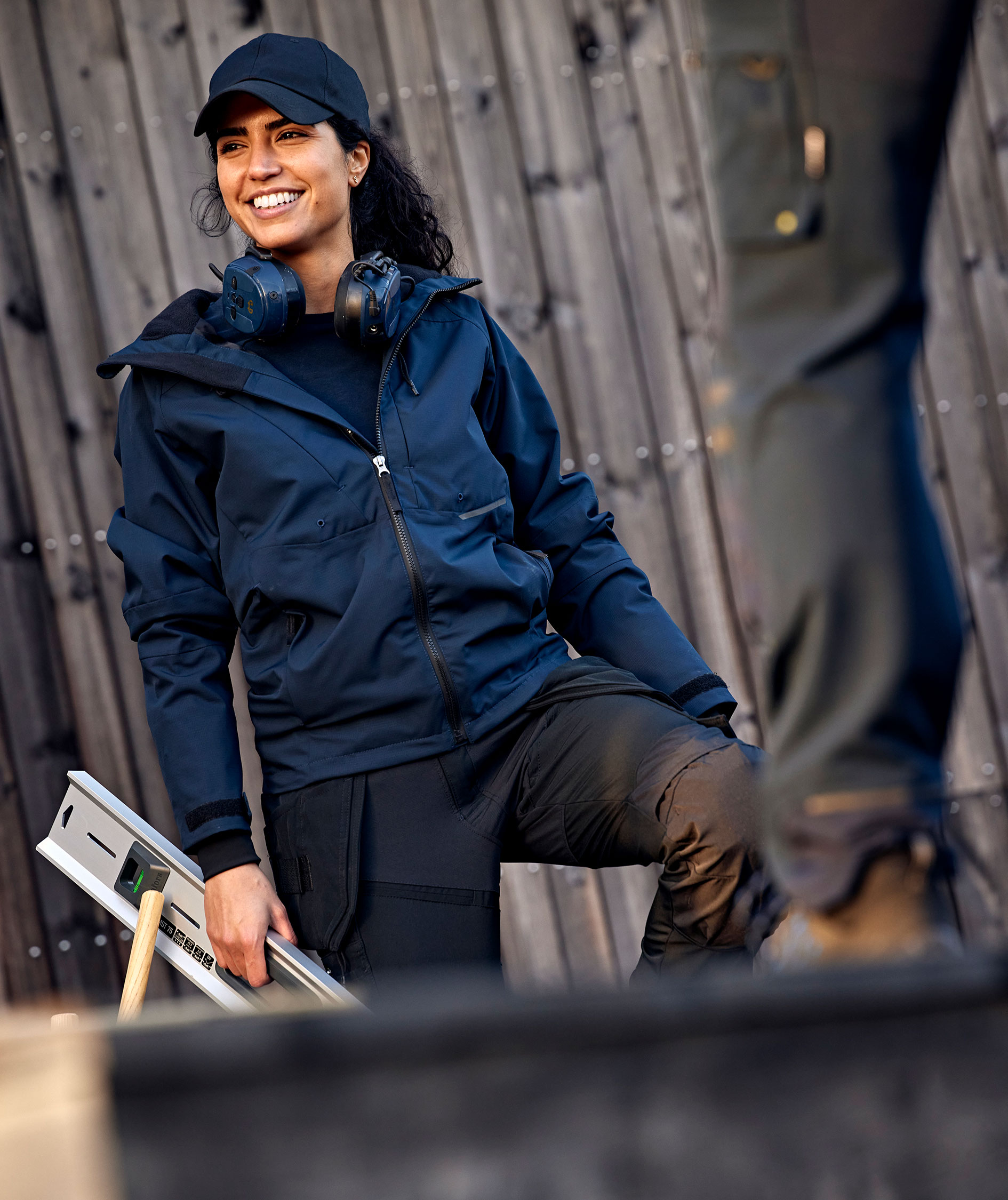 Fristads dame skalljakke 4981 GLS full stretch, M&oslash;rk Marine, large image number 5