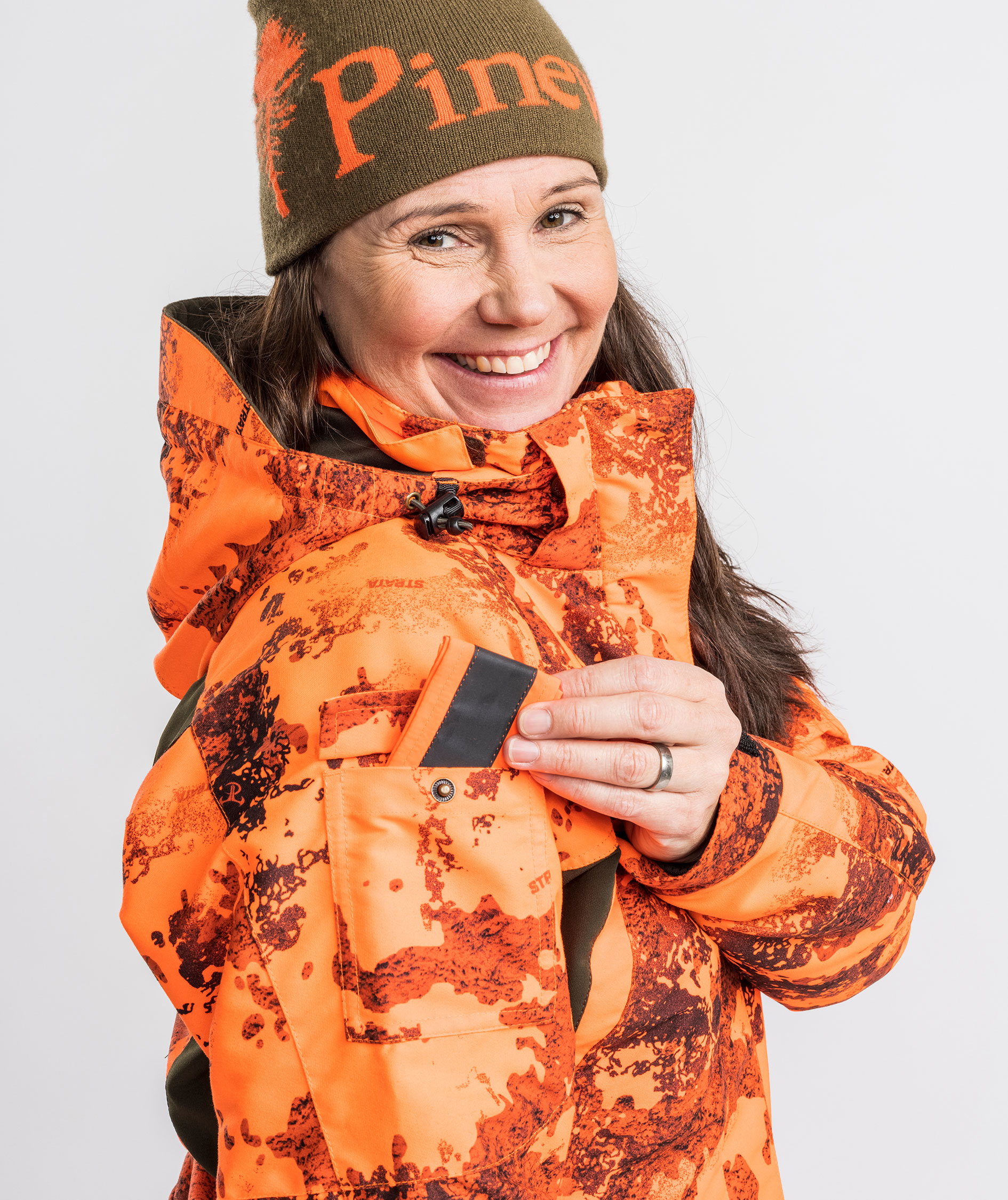 Pinewood&nbsp;Hunter Pro Xtreme 2.0 Camou damejakke, Strata Blaze, large image number 4