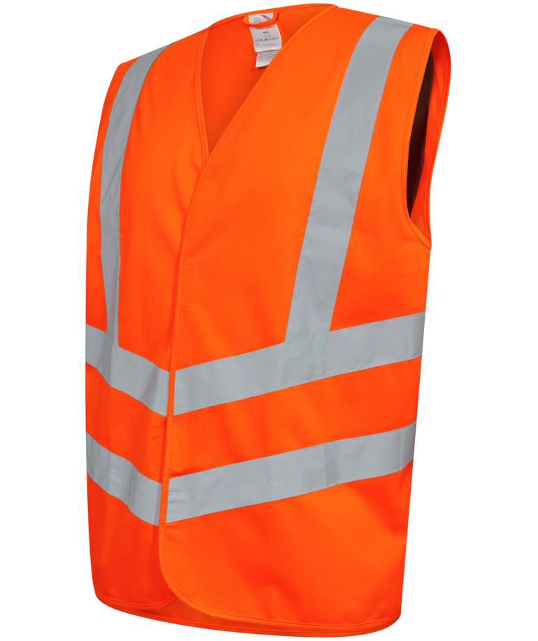 Engel Safety Weste, Hi-vis Orange, large image number 2