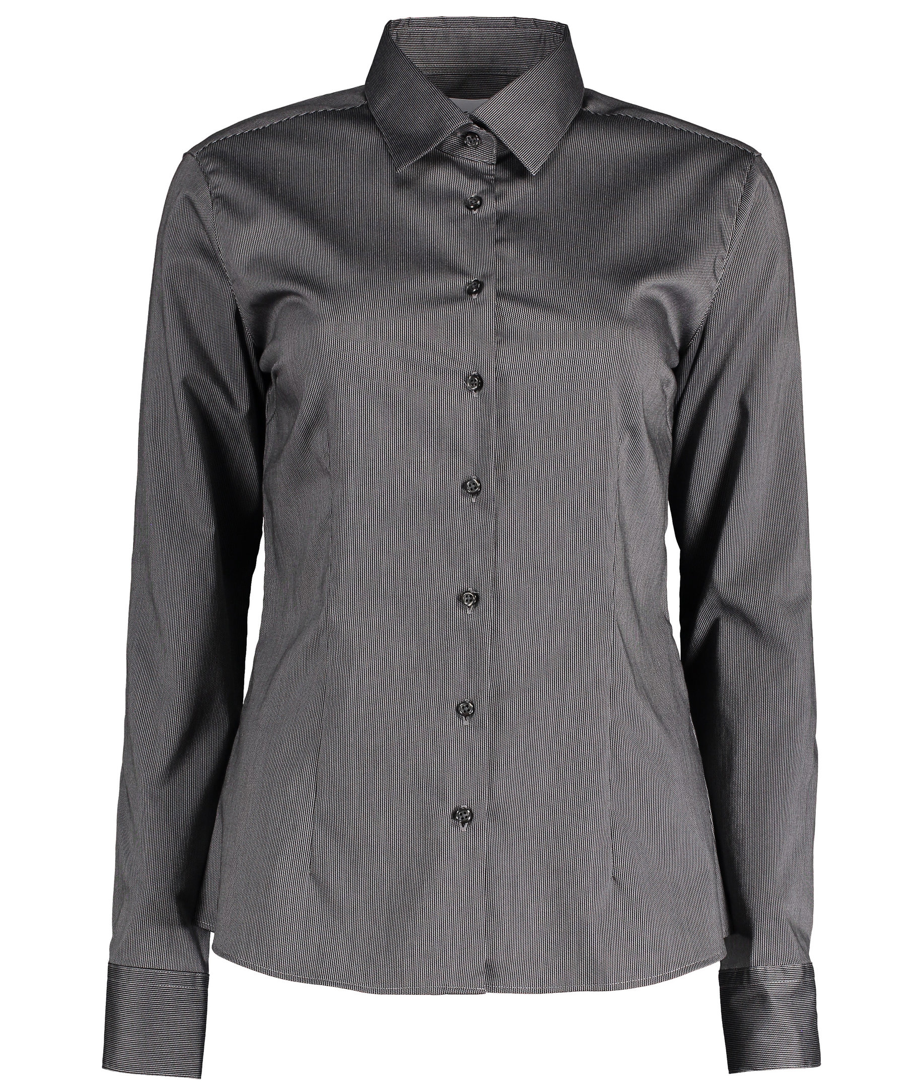 Seven Seas Fine Twill California modern fit women's shirt, Dark Grey, large image number 0