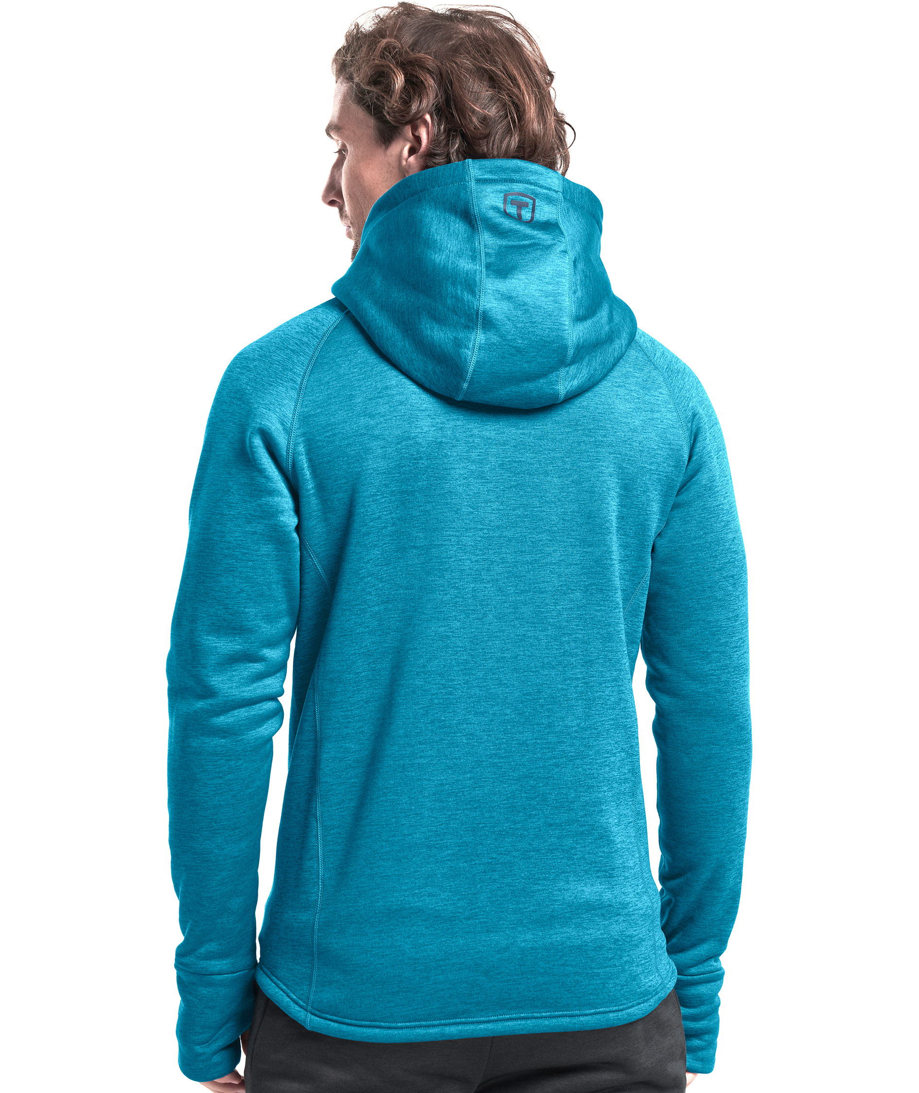 Tenson TXlite hoodie with full zipper, Blue, large image number 3