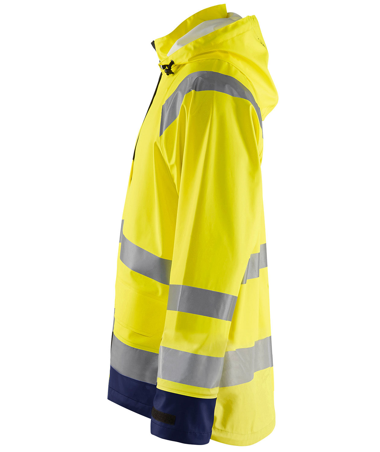 Bl&aring;kl&auml;der regnjakke Level 1, Hi-vis&nbsp;Gul/Marine, large image number 2