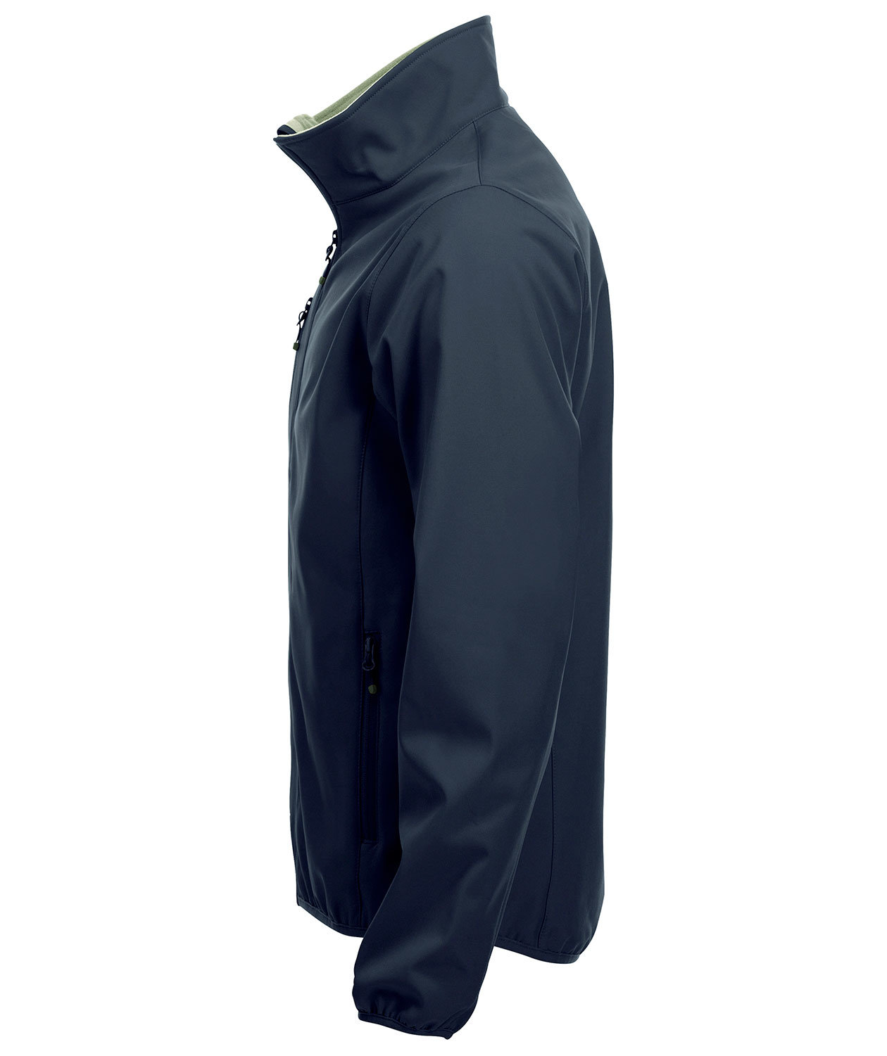 Clique Basic softshelljakke, M&oslash;rkebl&aring;, large image number 2