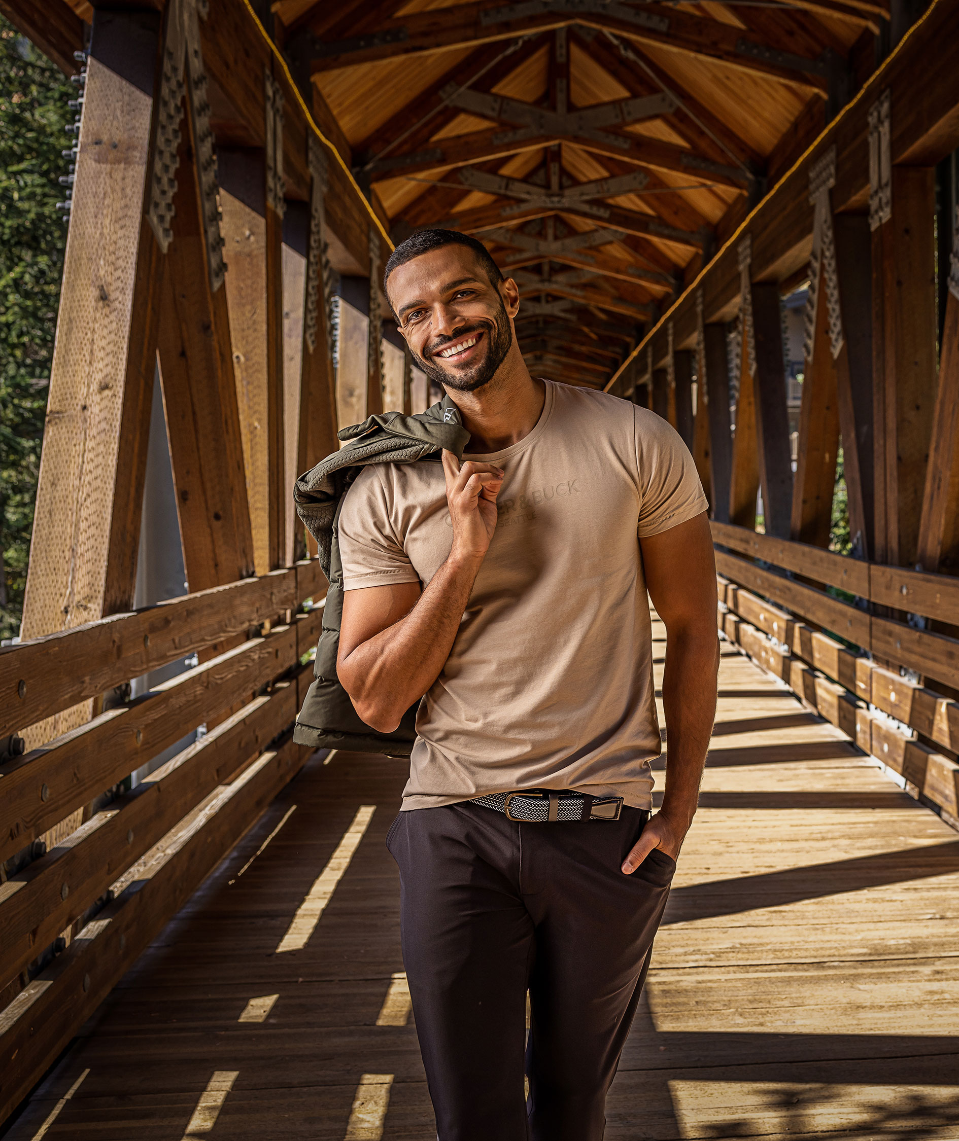 Cutter & Buck Manzanita T-Shirt, Beige