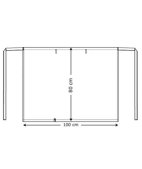 Kentaur apron, Black, Black, large image number 2