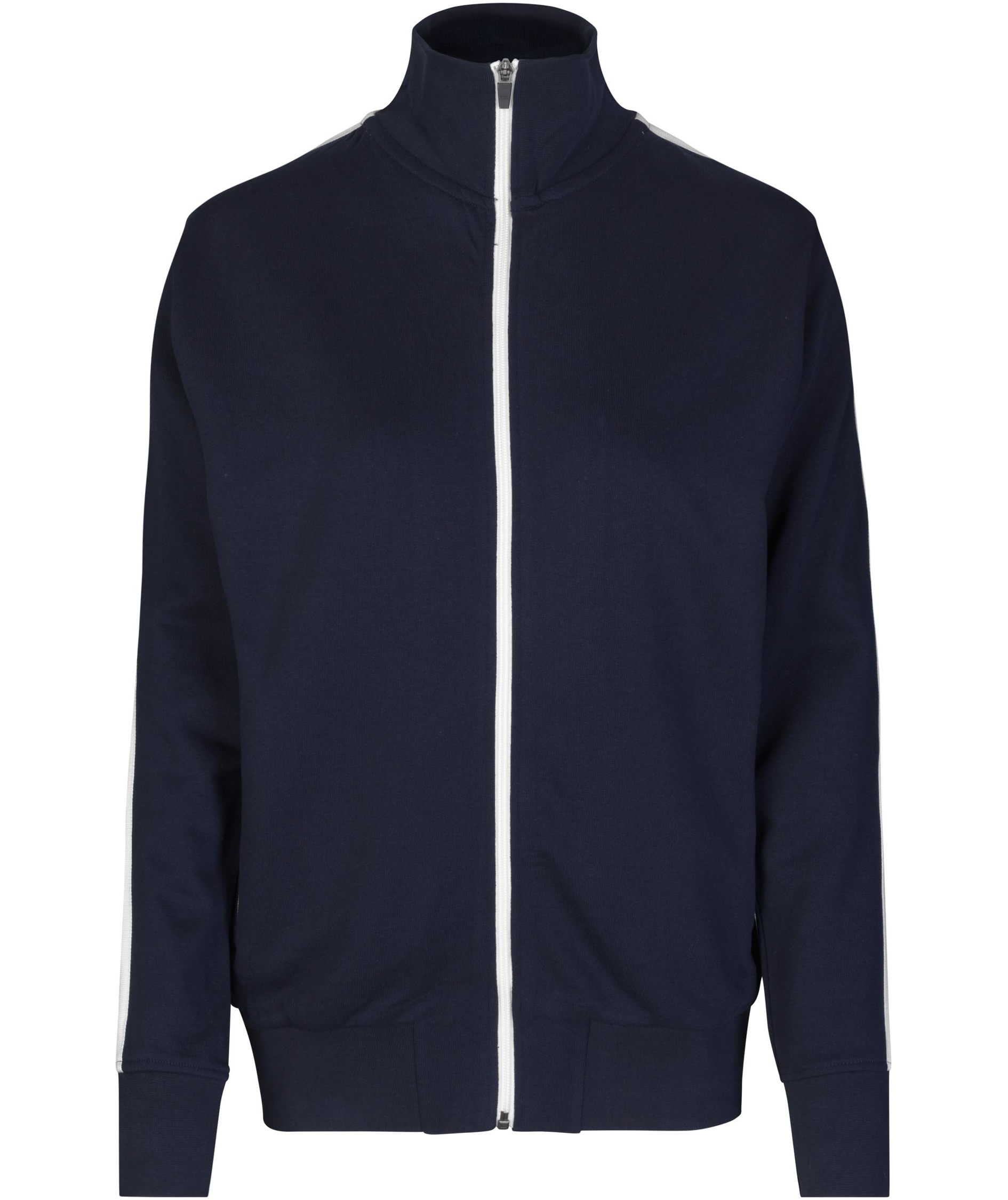 ID women's work sweater with zipper/cardigan, Marine Blue, large image number 0