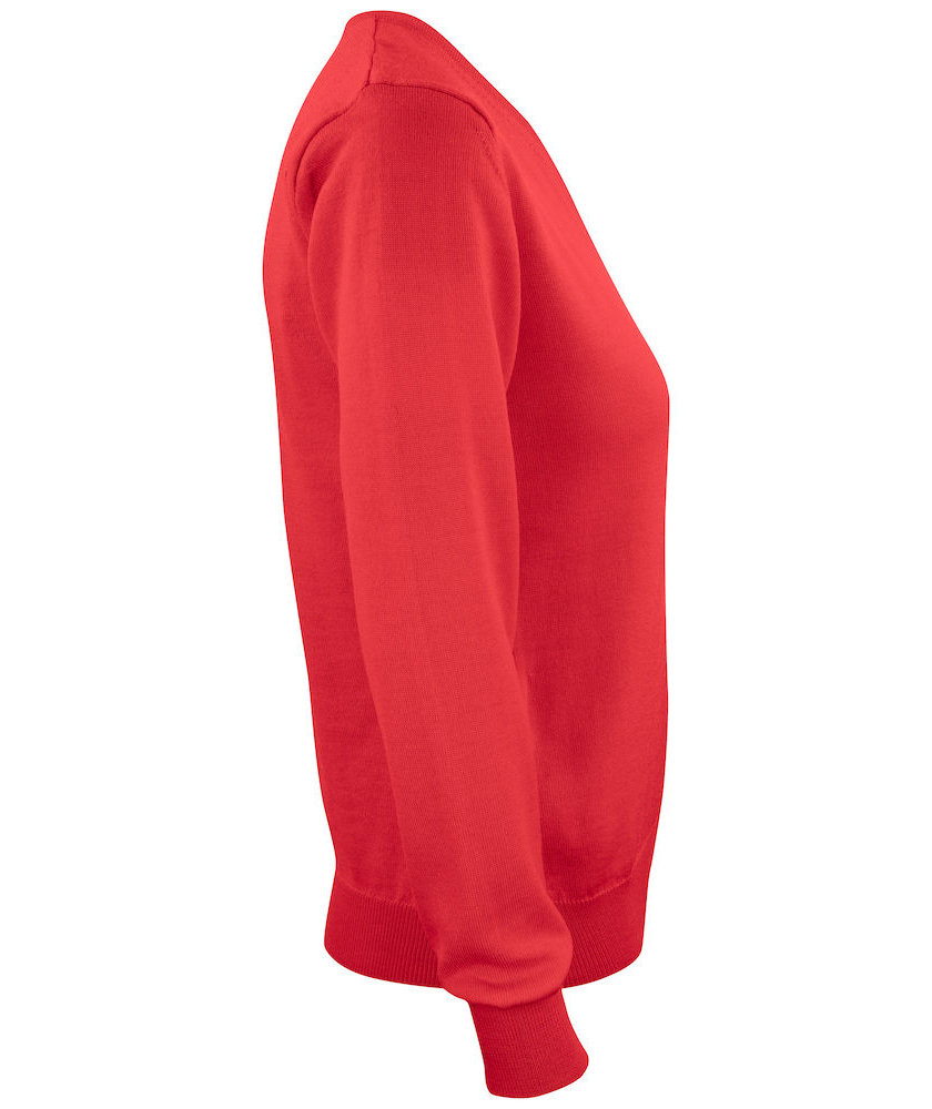 Cutter & Buck Everett women's sweatshirt with merino wool, Red, large image number 2