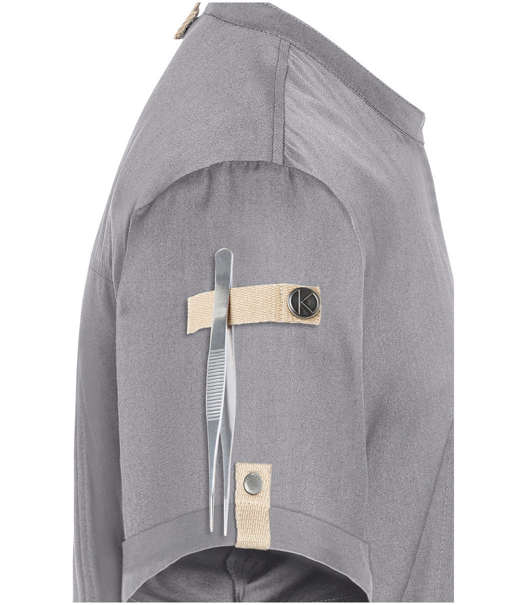 Karlowsky Green-generation kort&auml;rmad kockjacka, Platinum grey, large image number 9