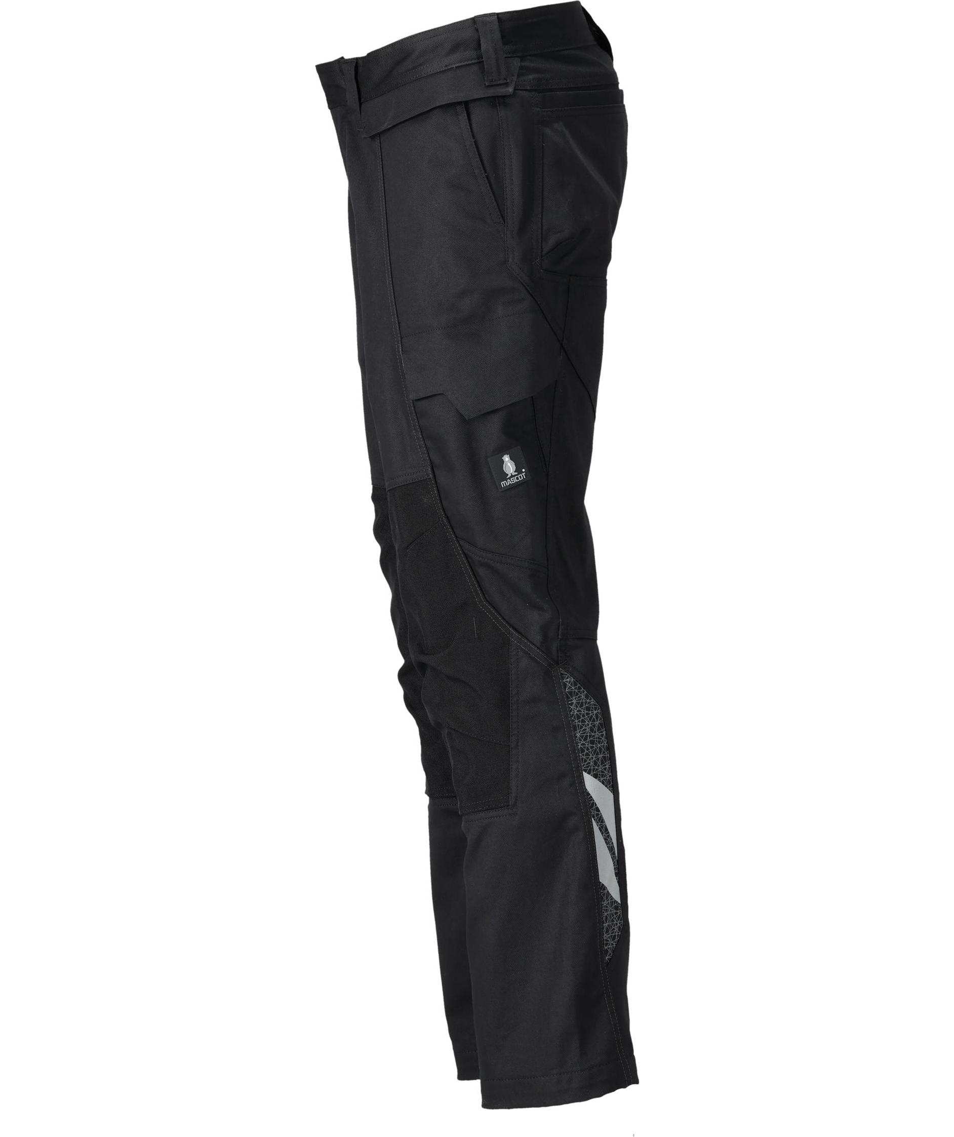 Mascot Accelerate work trousers, Black, large image number 3