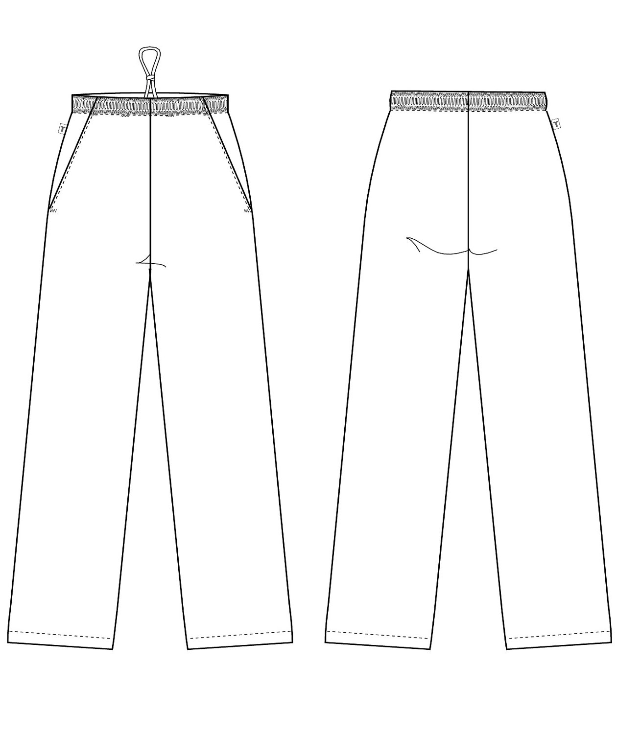 Kentaur joggingbukser benl&aelig;ngde 80 cm, Hvid, large image number 2