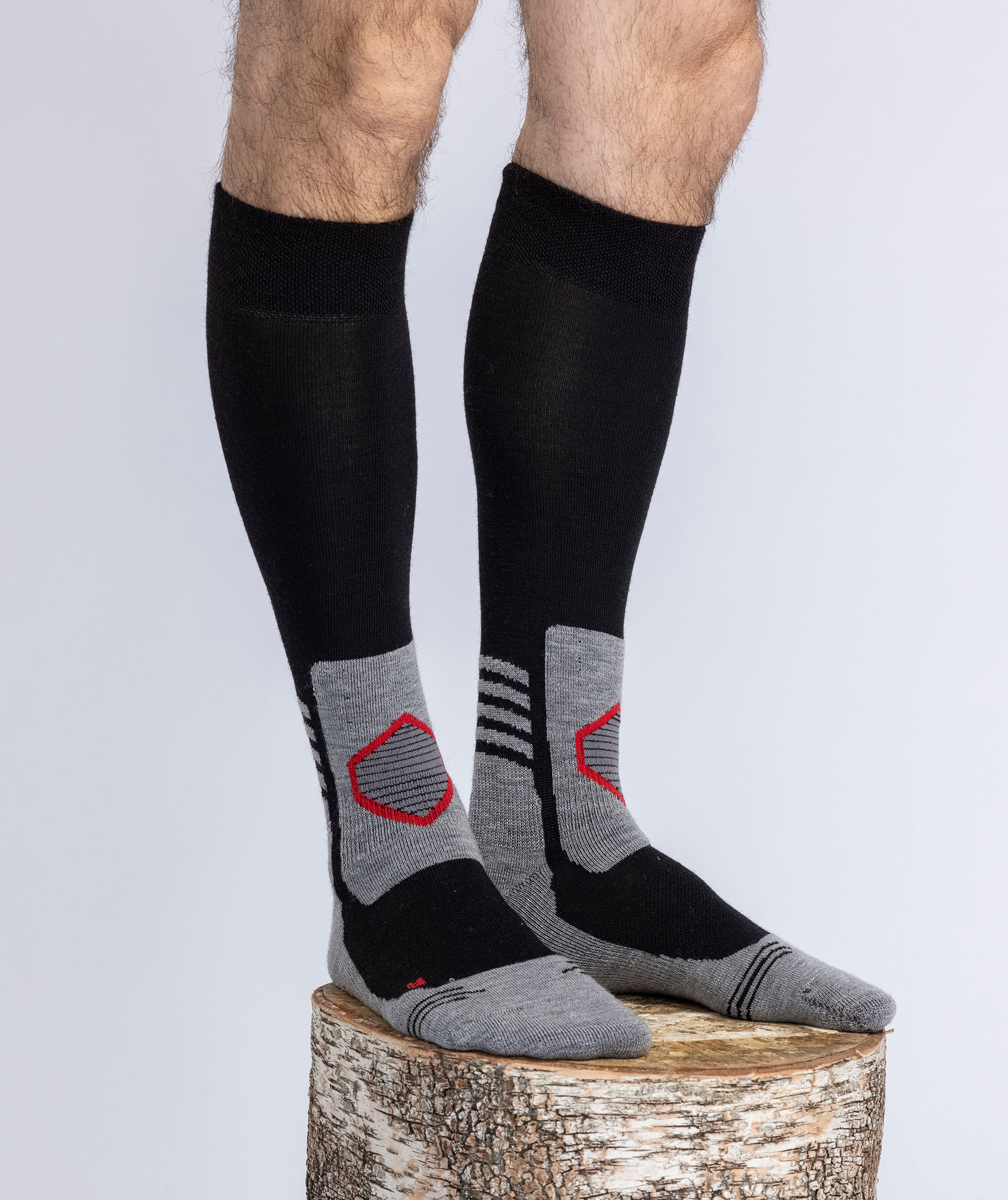 Pinewood Outdoor Multi Sport lange str&oslash;mper, Black/dark grey