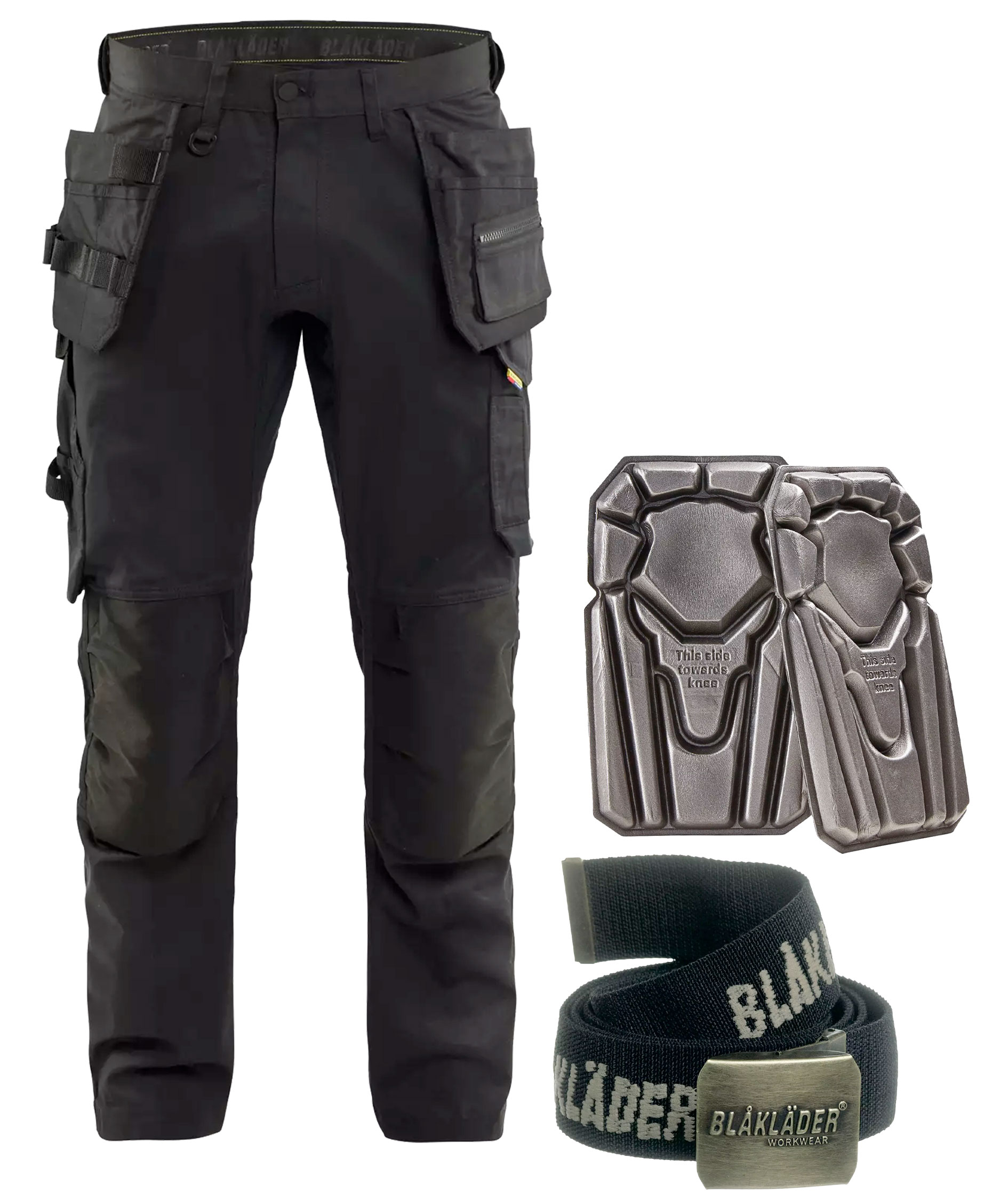 Bl&aring;kl&auml;der paket med 3 delar