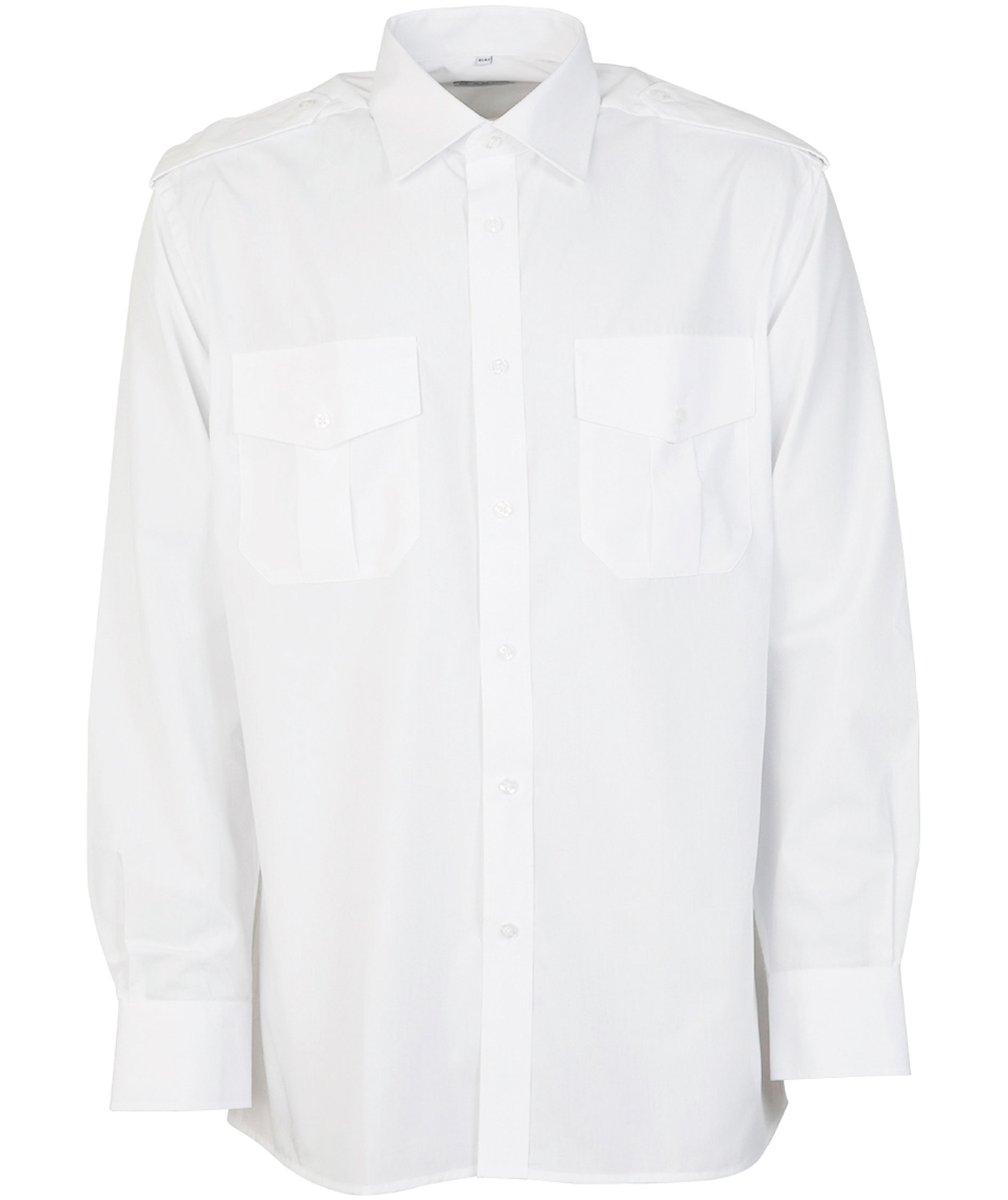 Angli Classic Fit uniformsskjorte, Hvit