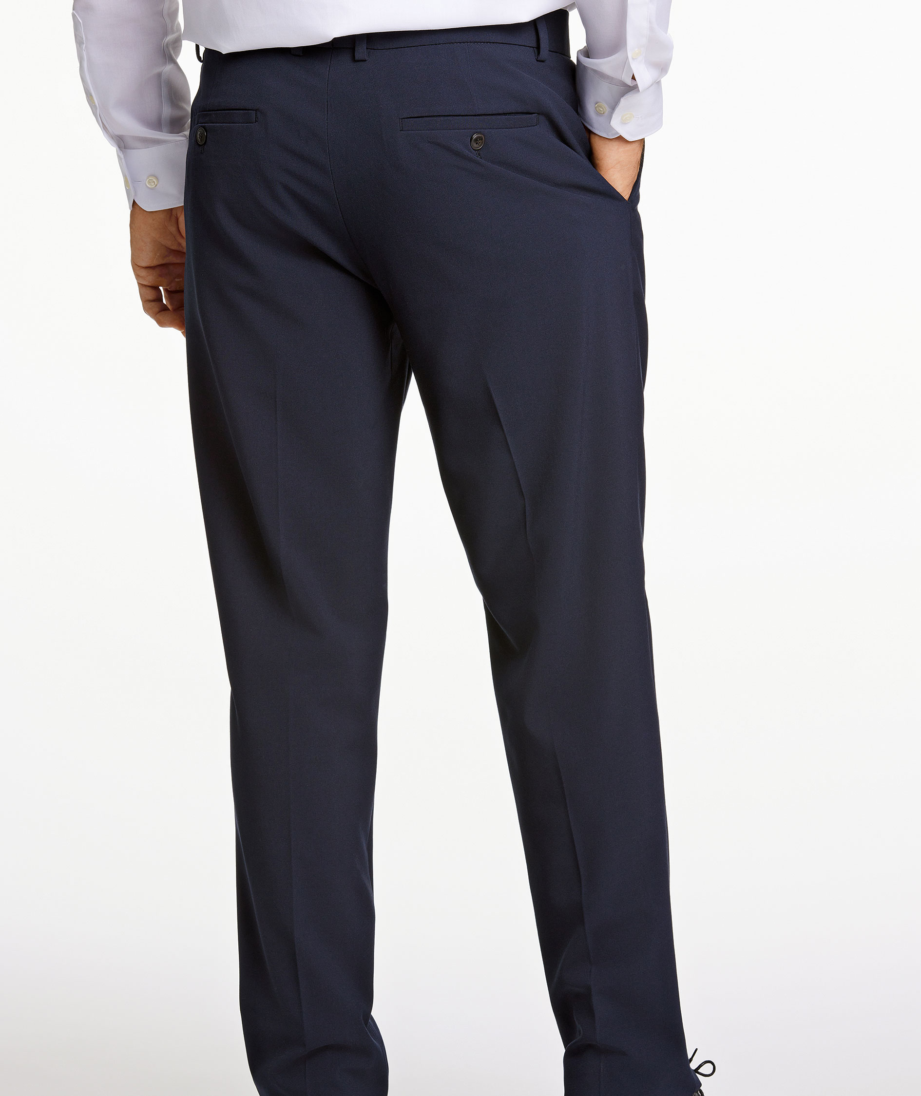 Lindbergh Superflex slim fit bukser, Navy, large image number 6