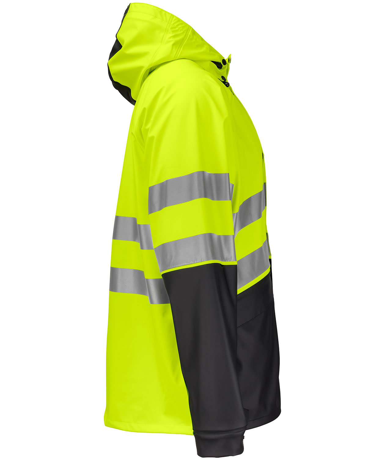 ProJob rain jacket 6431, Hi-vis Yellow/Black, large image number 3