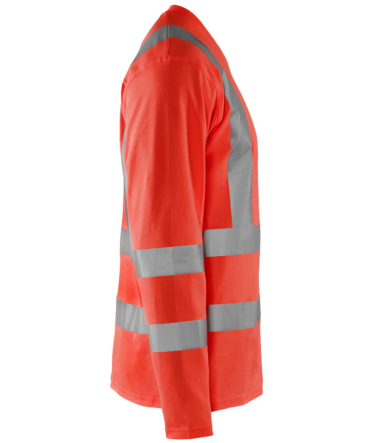 Bl&aring;kl&auml;der l&aring;ng&auml;rmad T-shirt, Varsel R&ouml;d, large image number 2