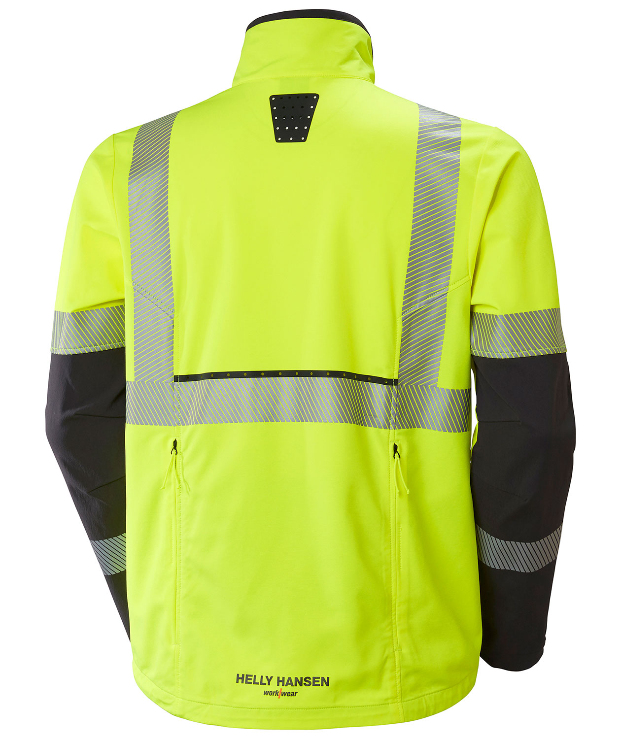 Helly Hansen ICU BRZ arbetsjacka full stretch, Varsel Gul/Ebony, large image number 4